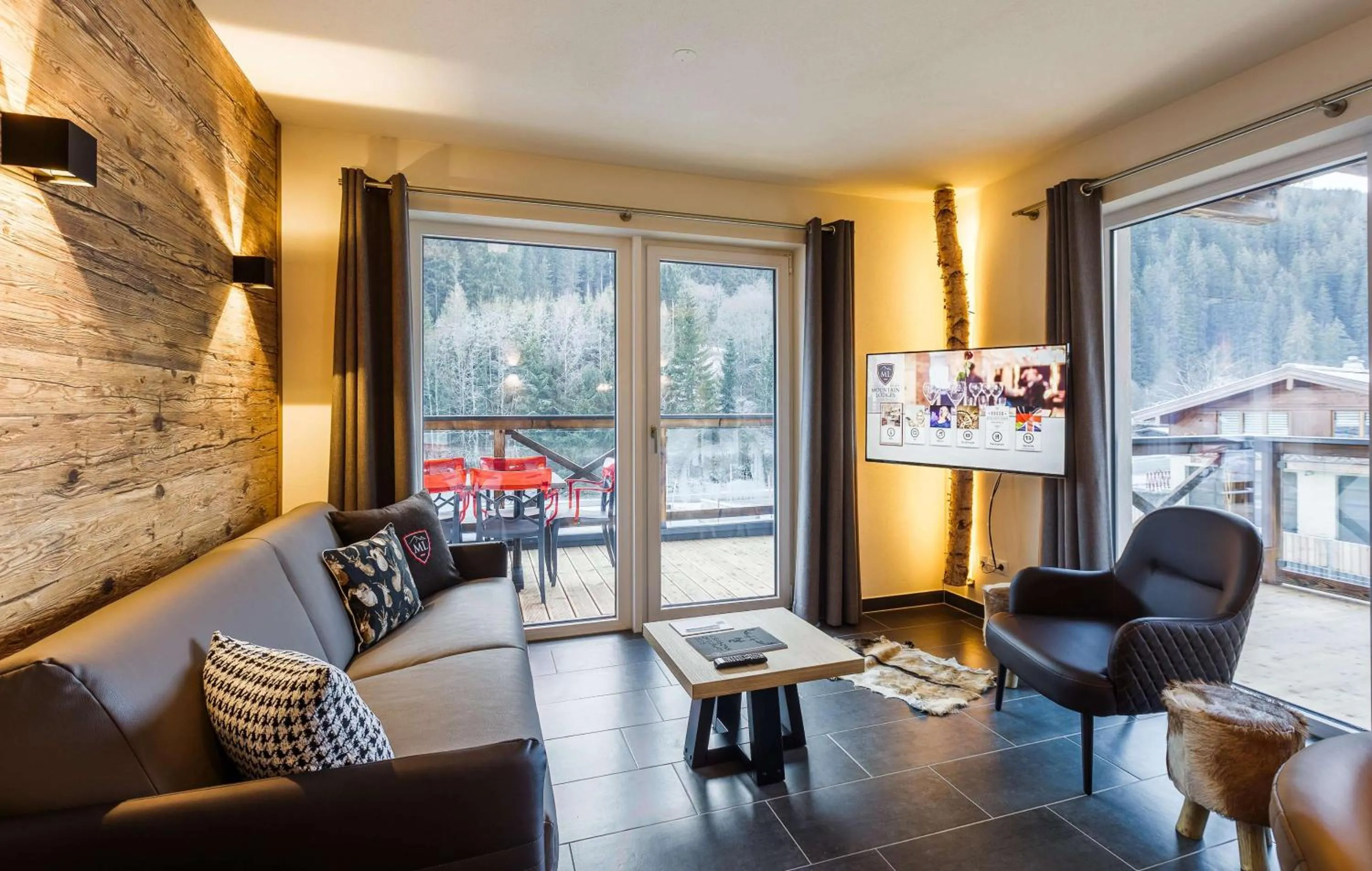 Living room in AvenidA Mountain Lodges Saalbach