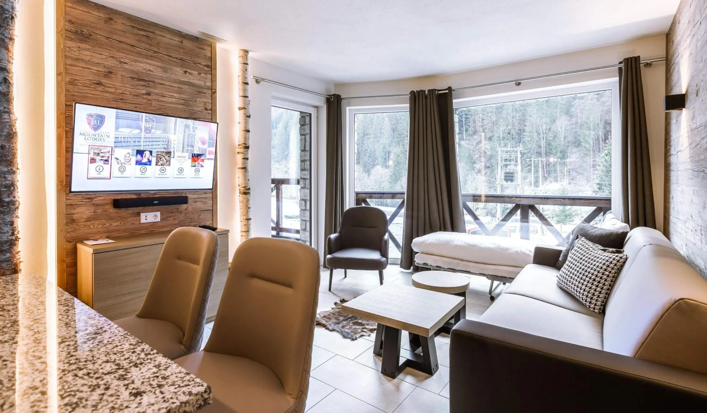 Living room in AvenidA Mountain Lodges Saalbach