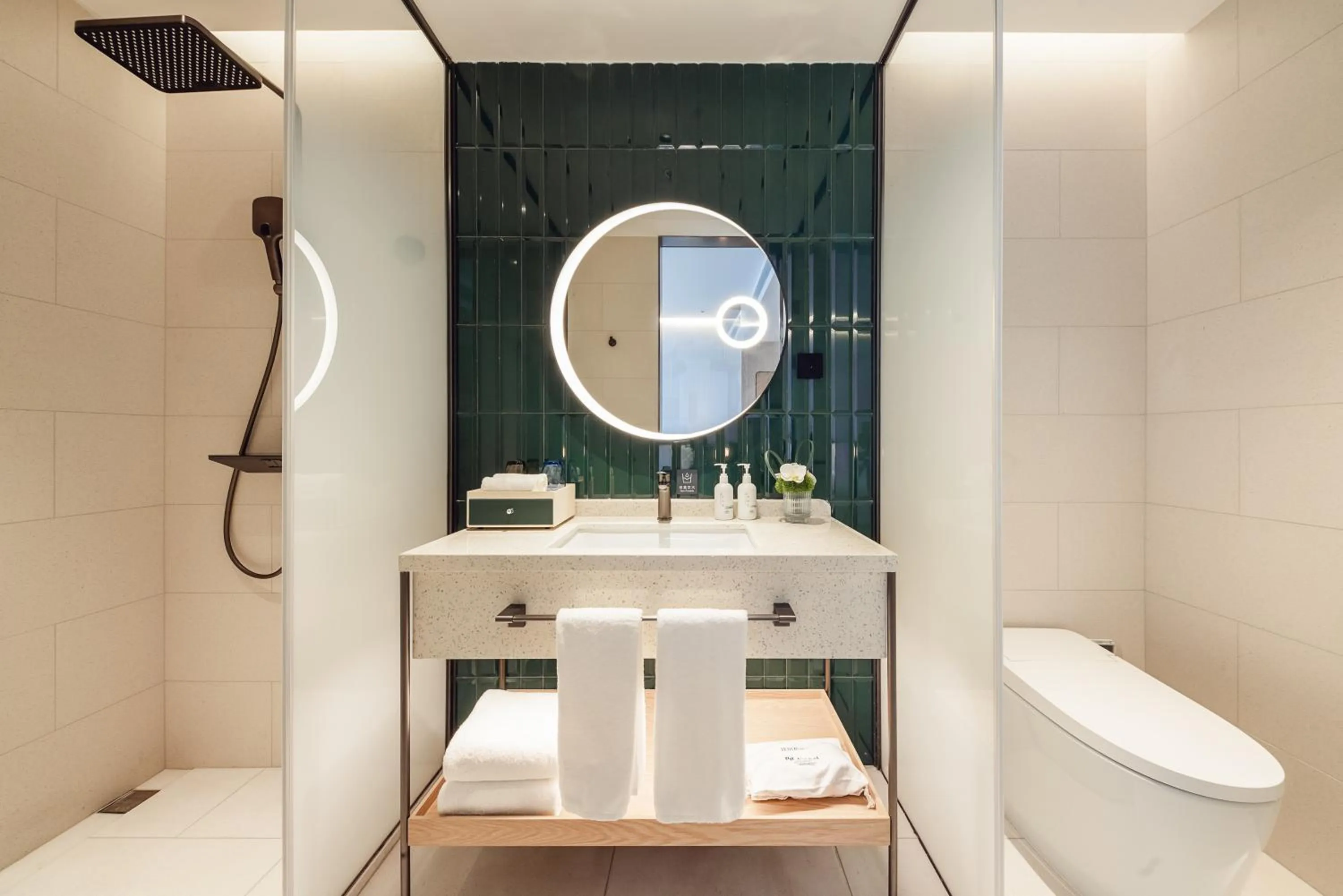 Shower in EVEN Hotel Shanghai Jinqiao by IHG