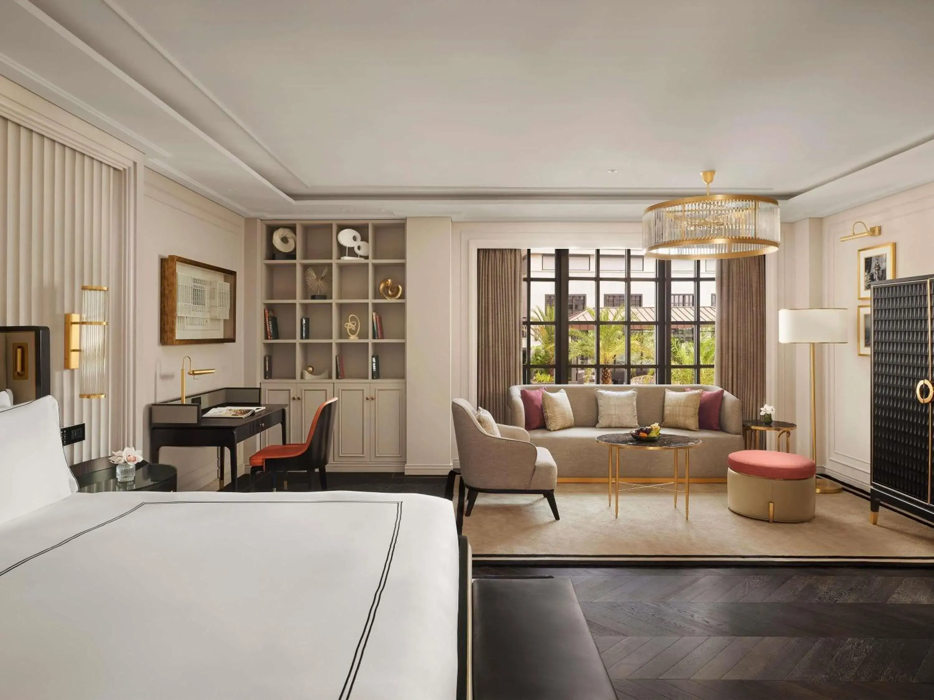 Junior King Suite with Fairmont Gold Lounge Access and Complimentary Airport Transfers (T1 & T2) , Soft Mini Bar , Daily 4 Piece Laundry(Non Cumulative) and 15% discount on dinning (barring IRD & Tobacco) - single occupancy in Fairmont Mumbai Junior King Suite with Fairmont Gold Lounge Access and Complimentary Airport Transfers (T1 & T2) , Soft Mini Bar , Daily 4 Piece Laundry(Non Cumulative) and 15% discount on dinning (barring IRD & Tobacco) - single occupancy in Fairmont Mumbai