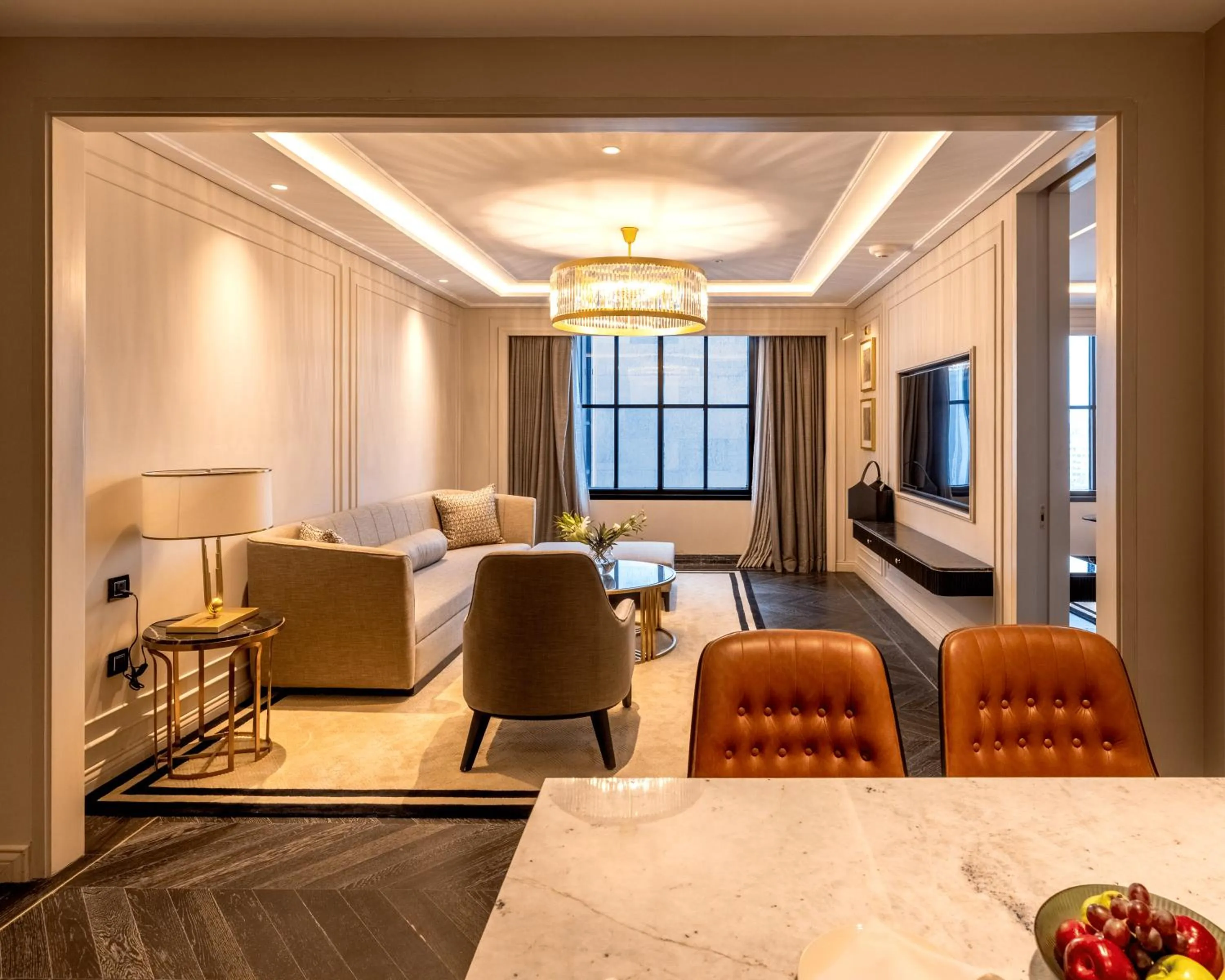 Living room in Fairmont Mumbai