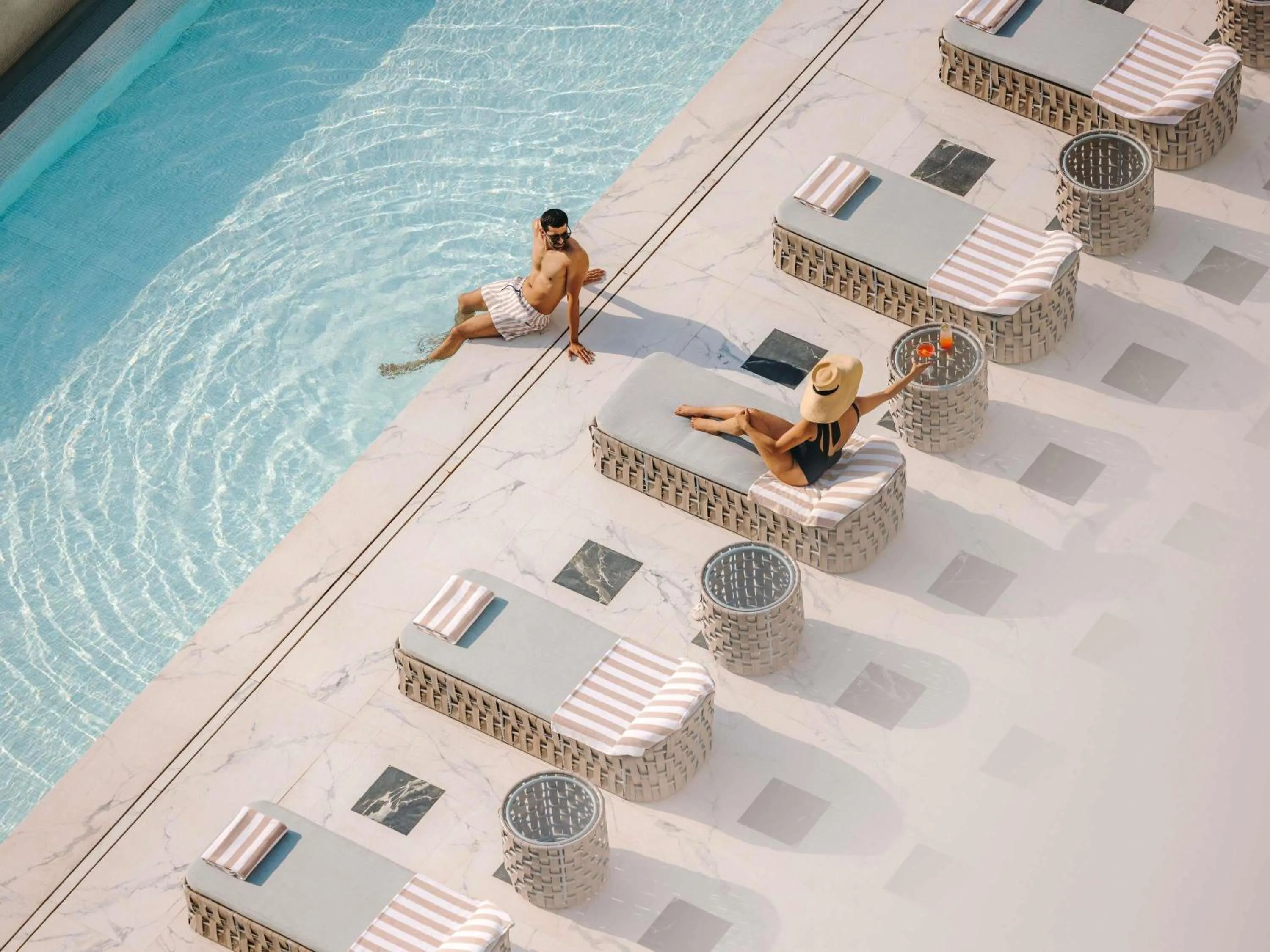Pool view in Fairmont Mumbai