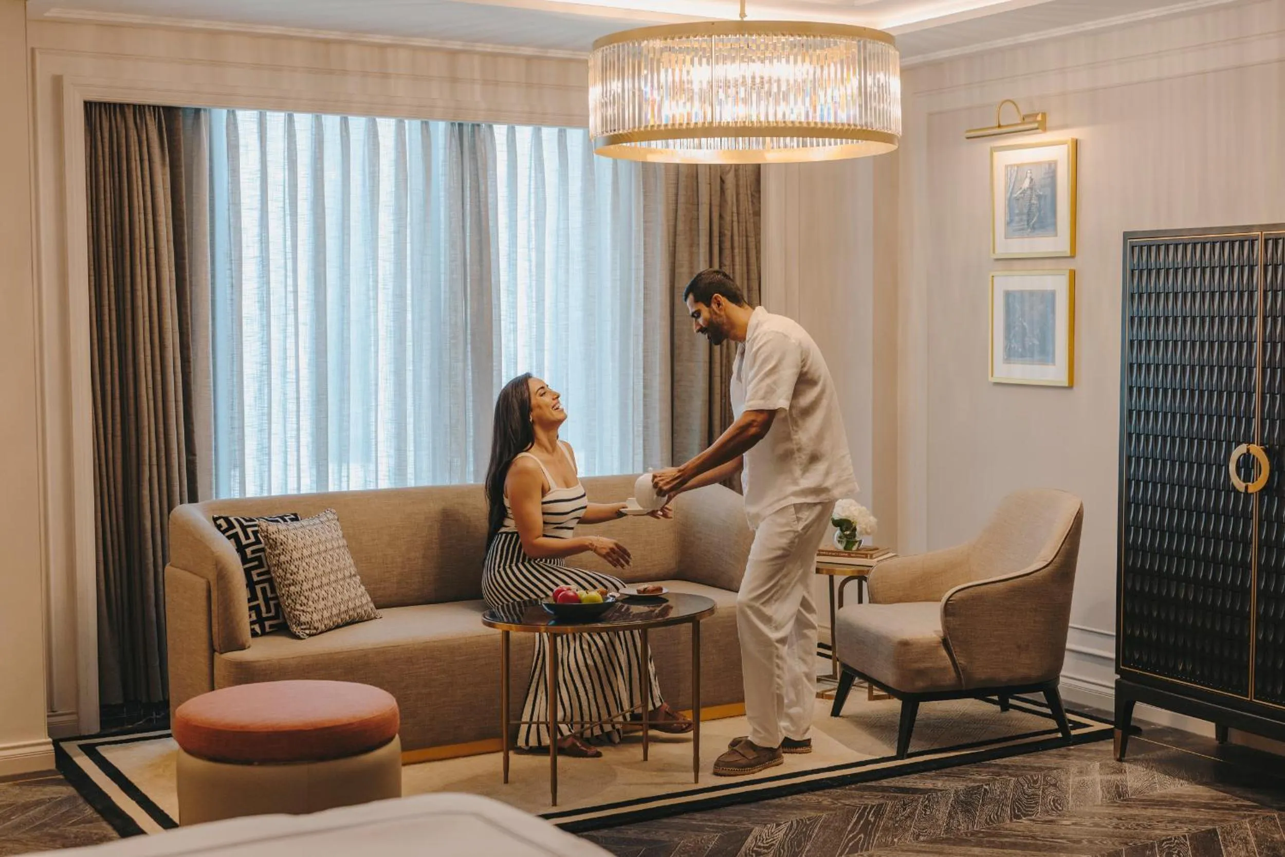 Living room in Fairmont Mumbai