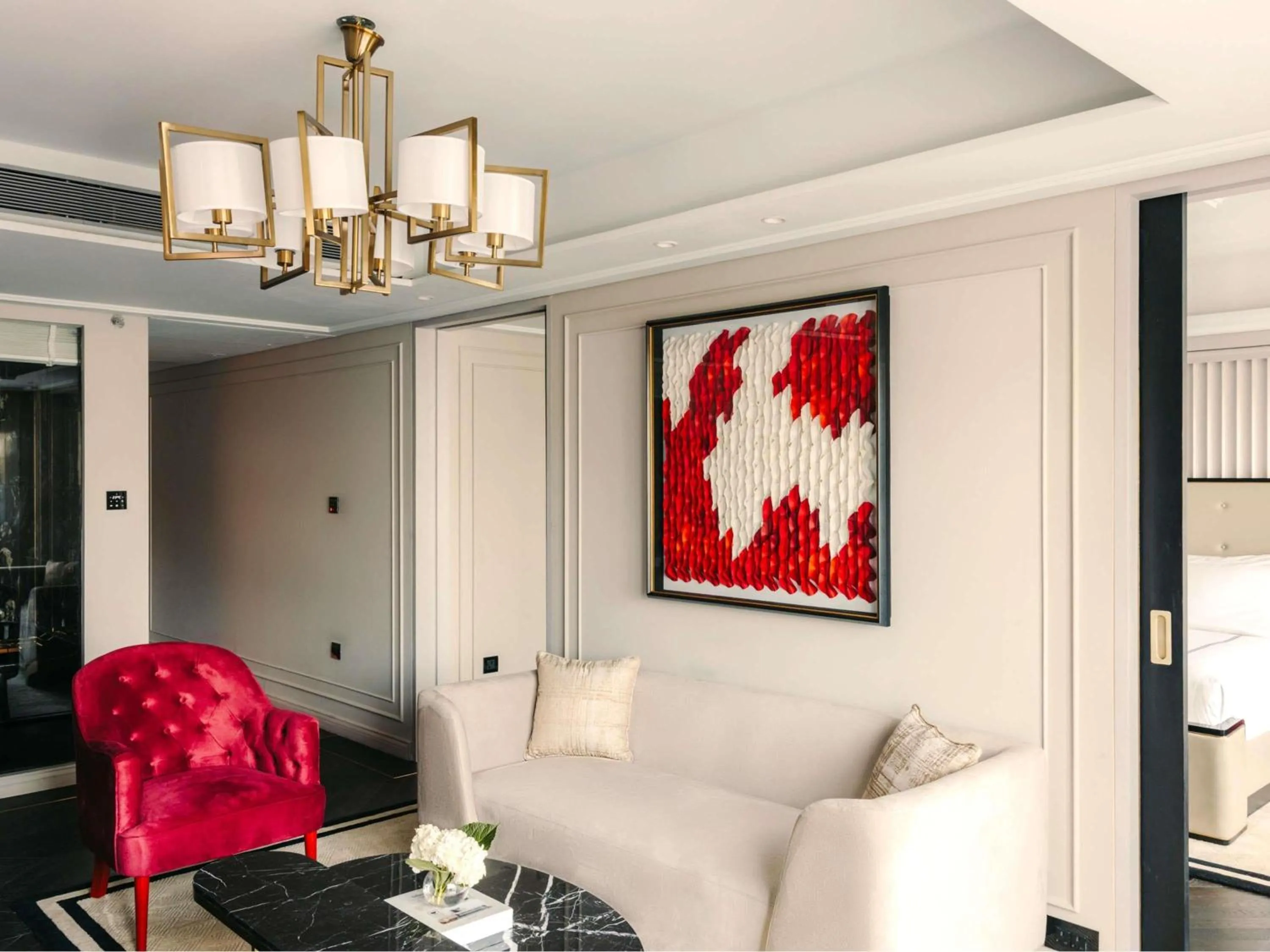 Bedroom in Fairmont Mumbai