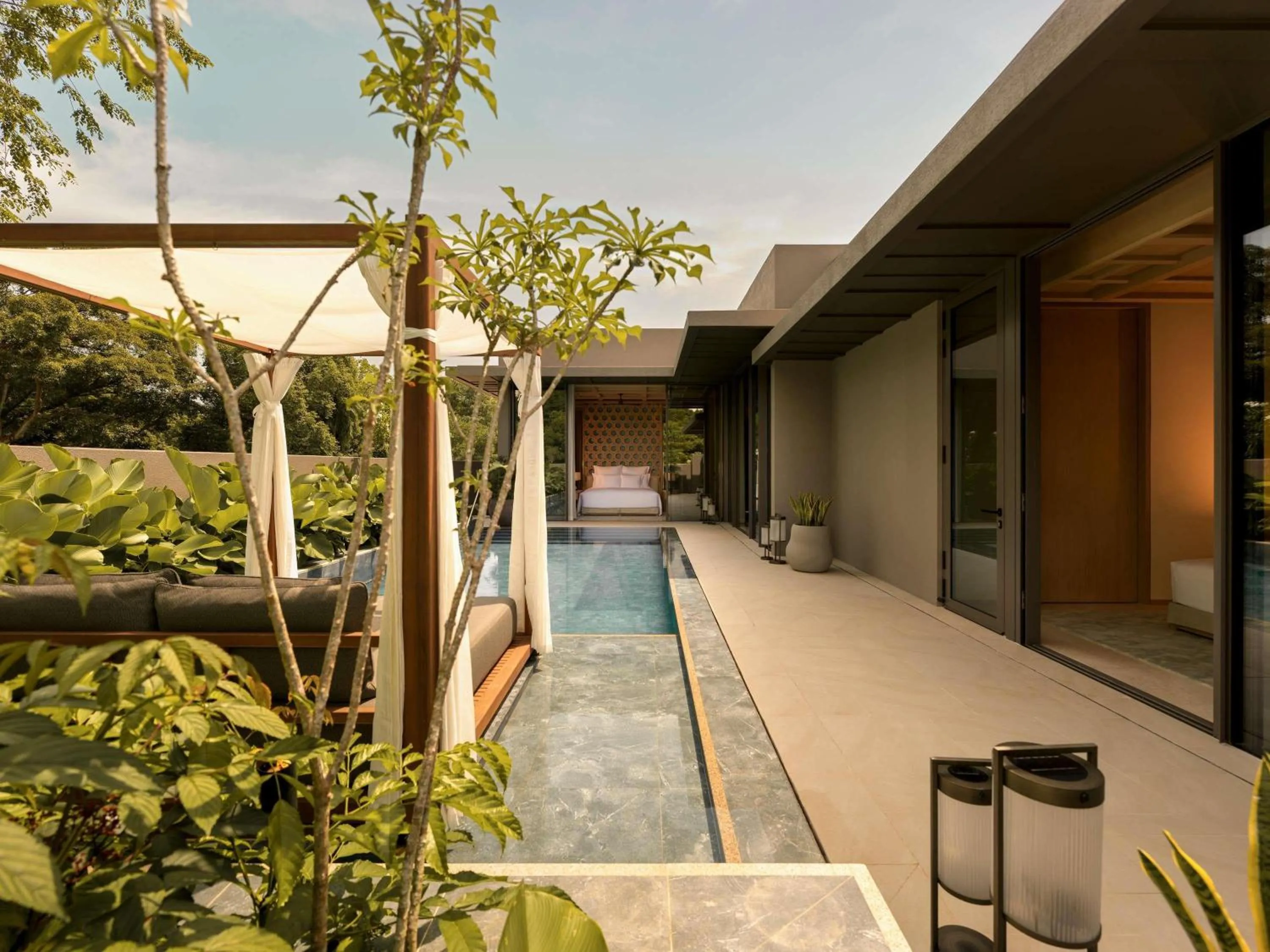 Bedroom in Raffles Sentosa Singapore