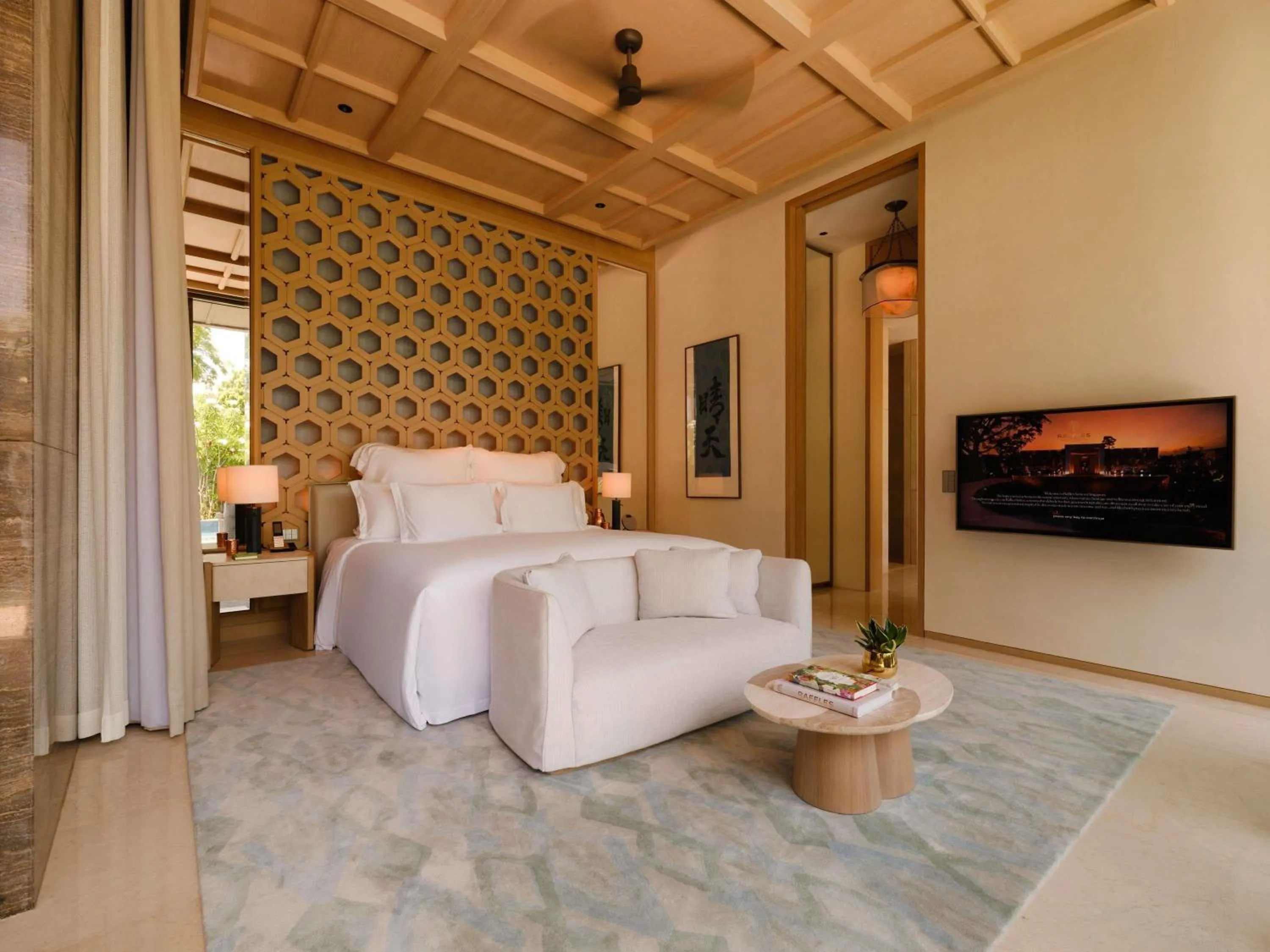 Bedroom, Bed in Raffles Sentosa Singapore