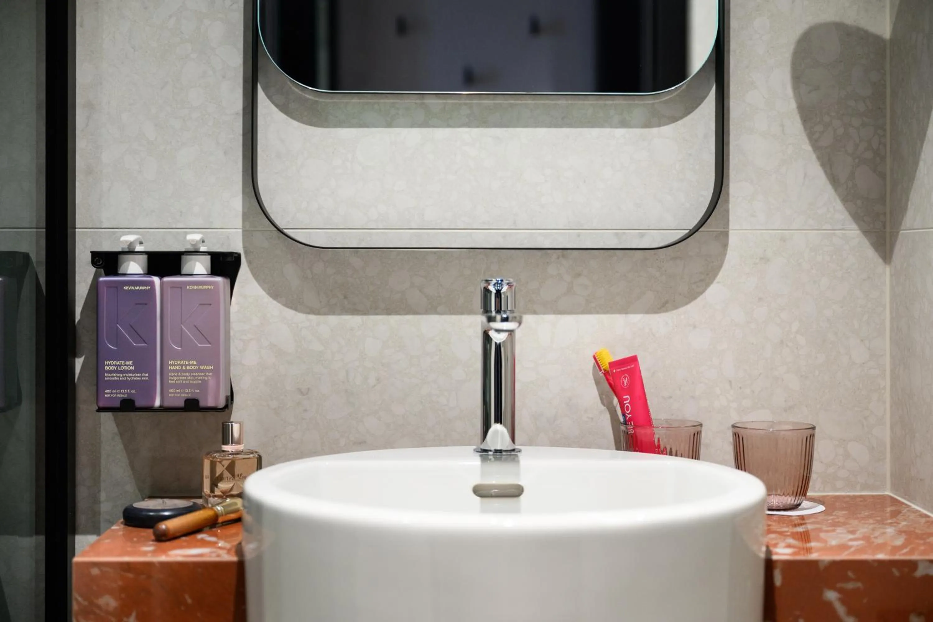 Bathroom in TRIBE Budapest Airport