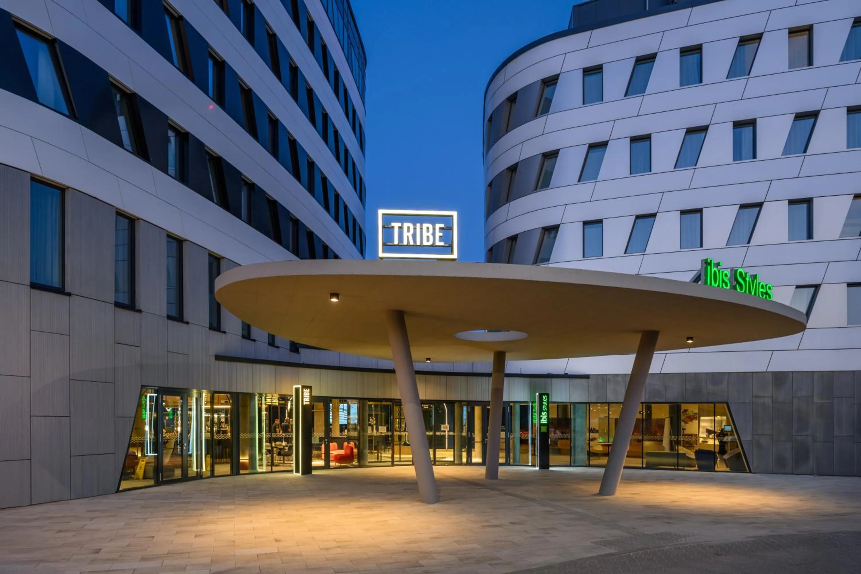 Property building in TRIBE Budapest Airport