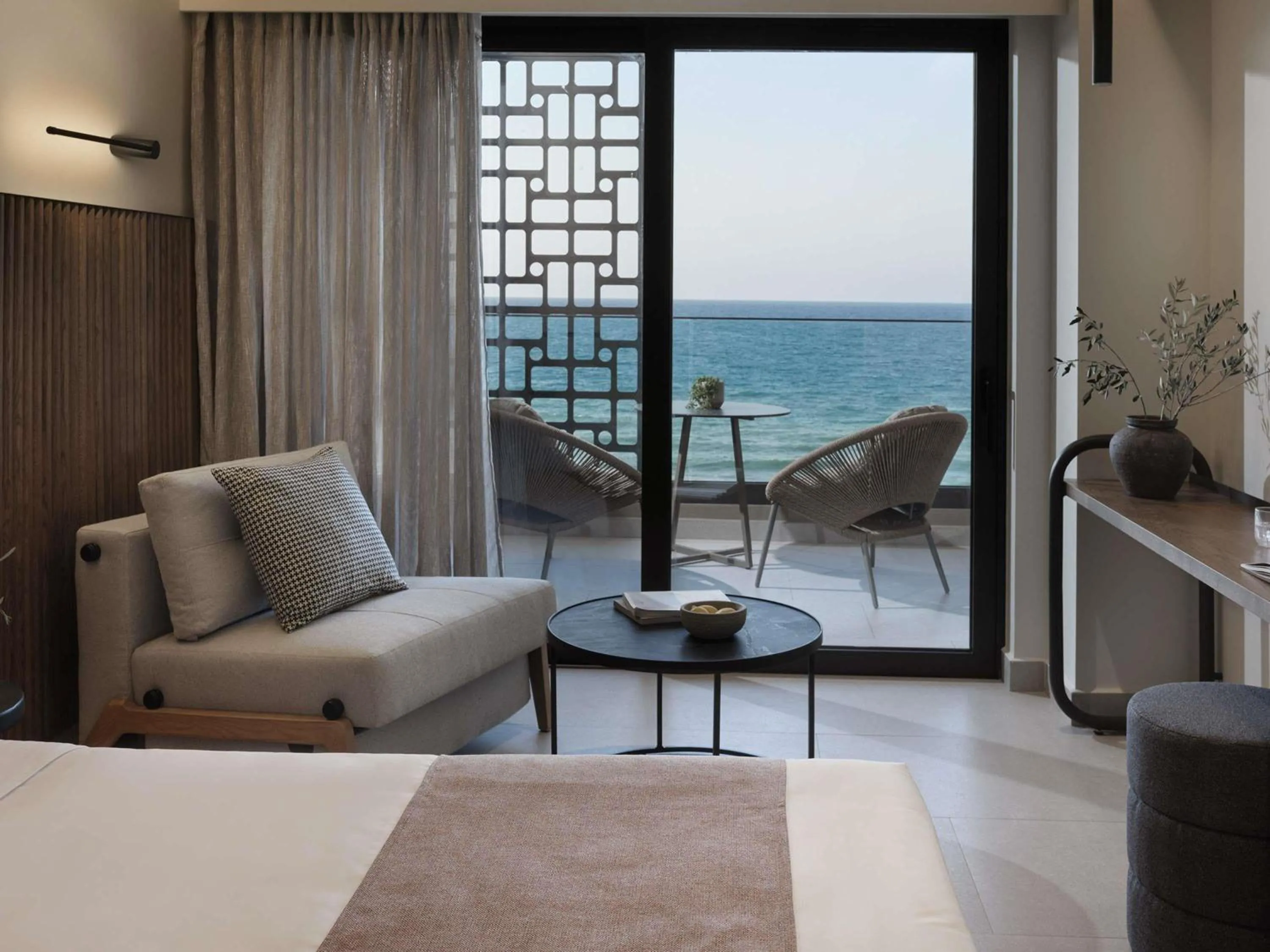 Bedroom, Bed in Rocca a Mare Heraklion - Handwritten Collection