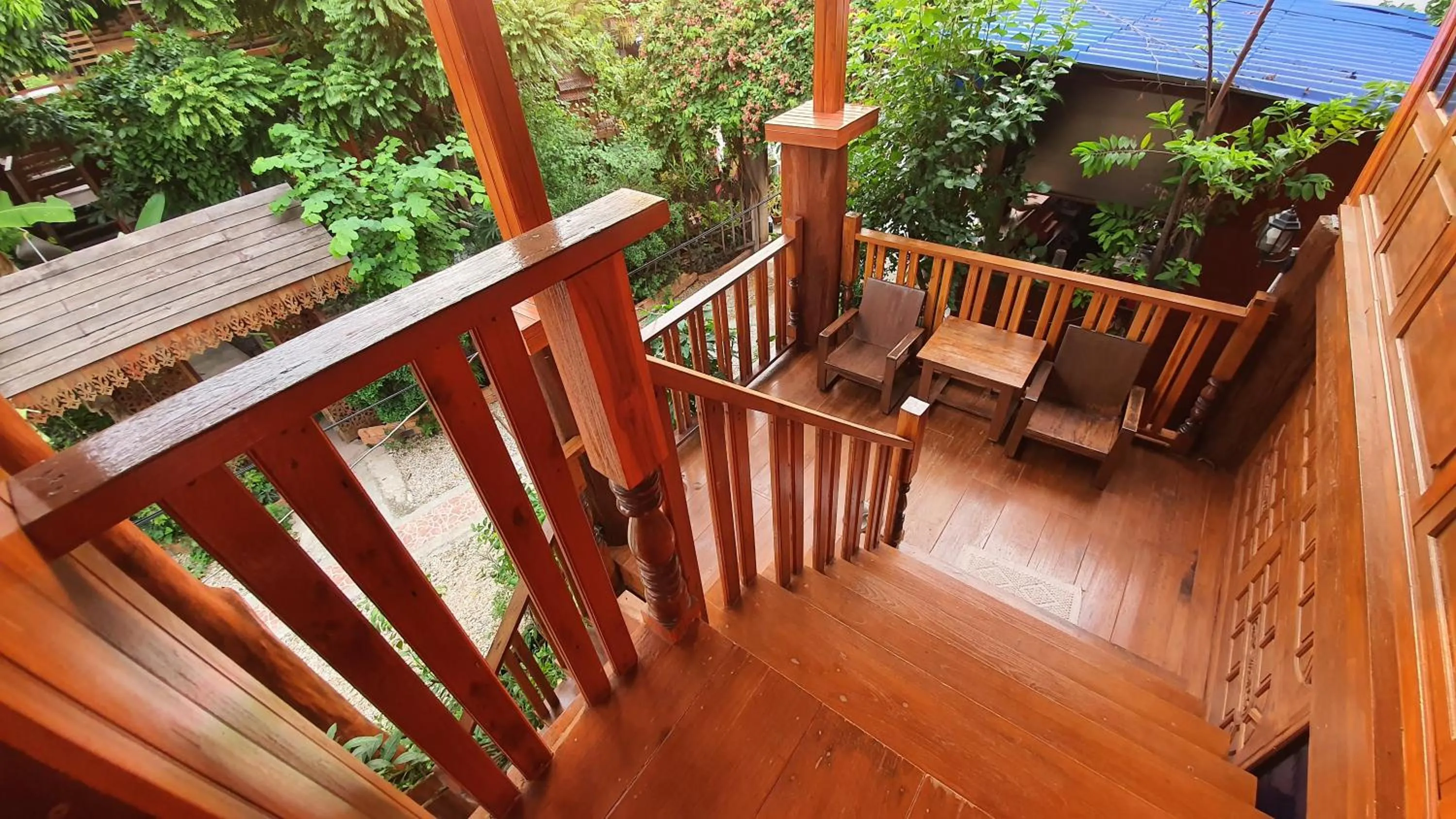 Patio in Kanecha's Home Lampang