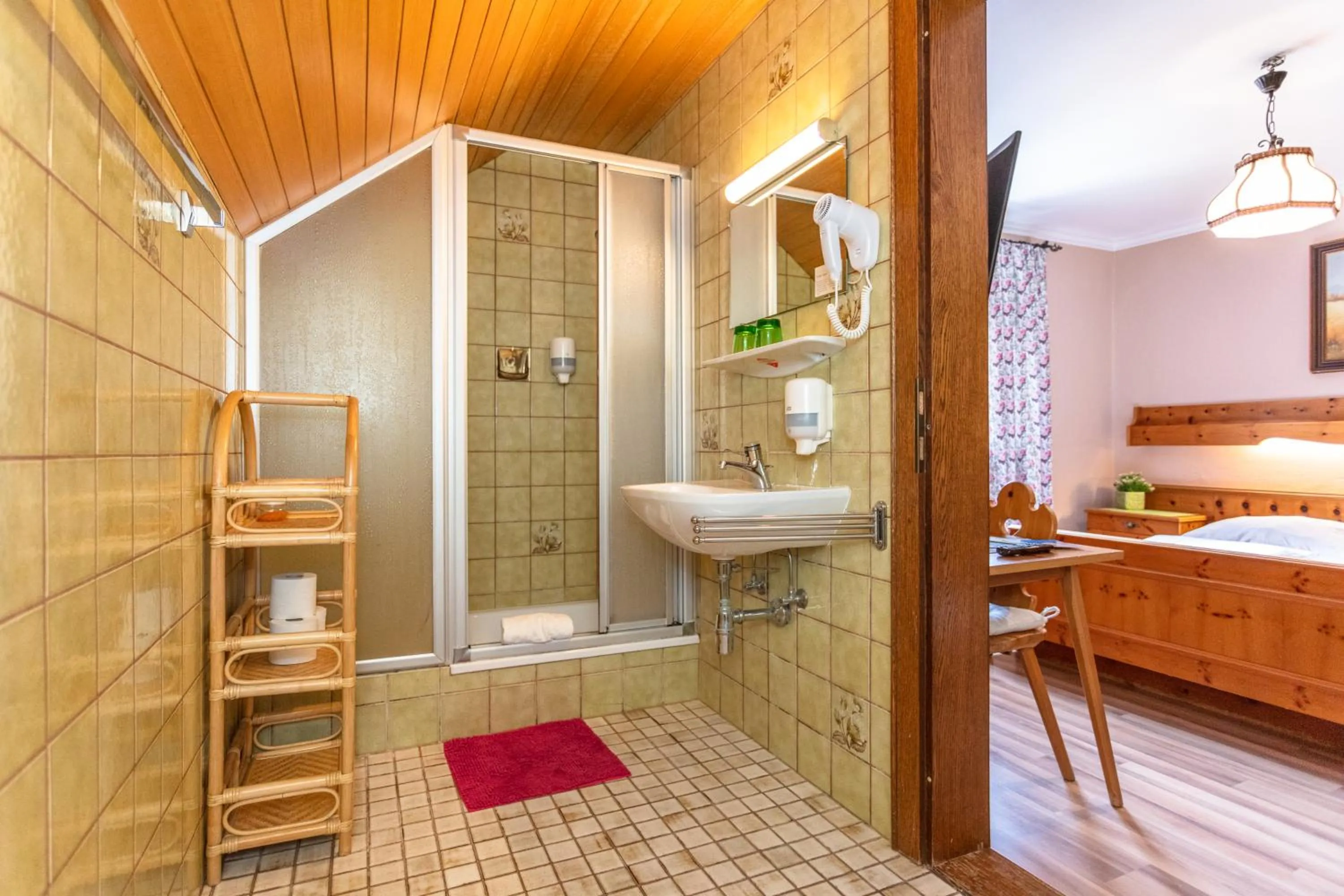 Bed in Landgasthof Fürstenbrunn