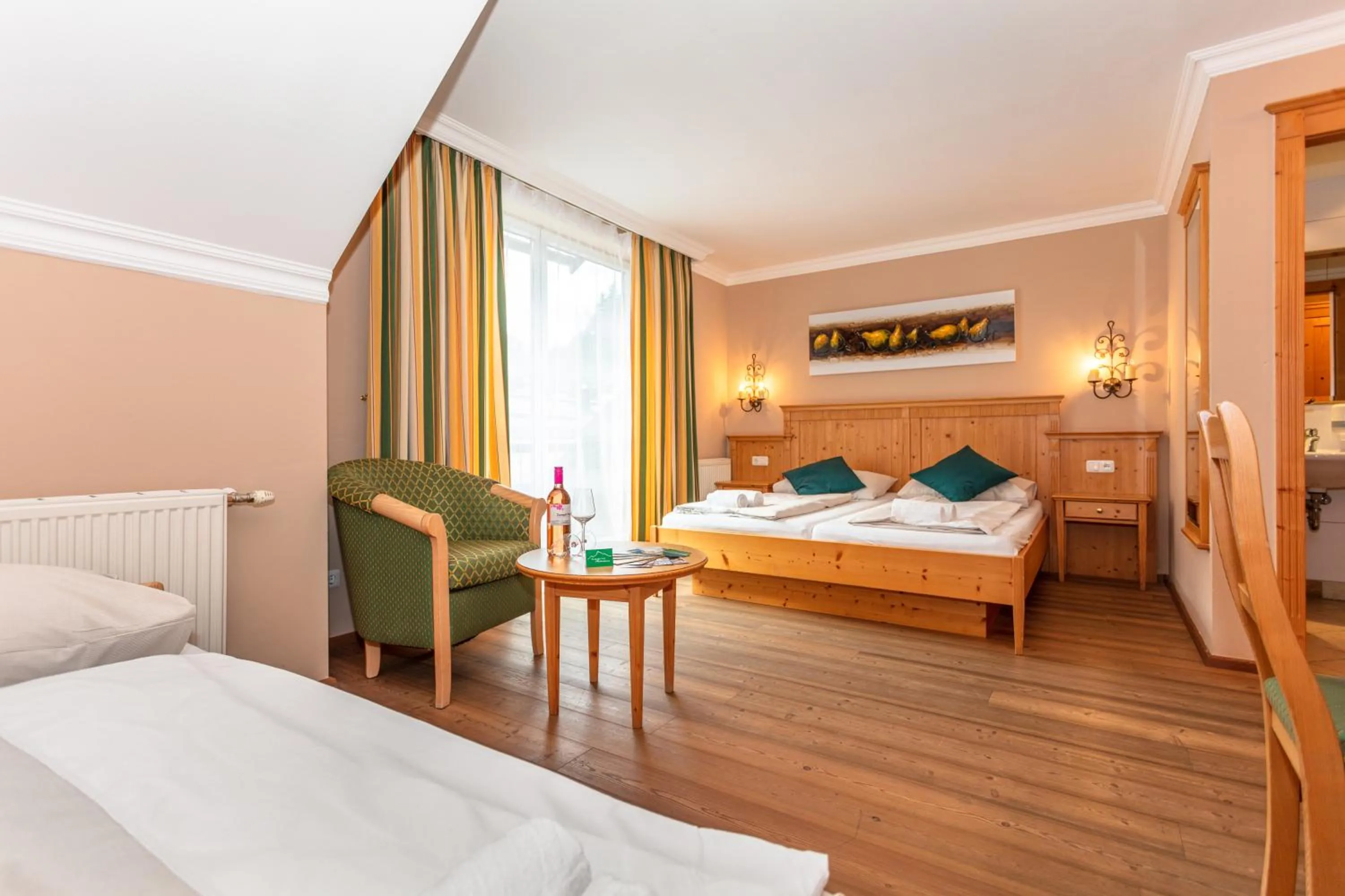 Bed in Landgasthof Fürstenbrunn