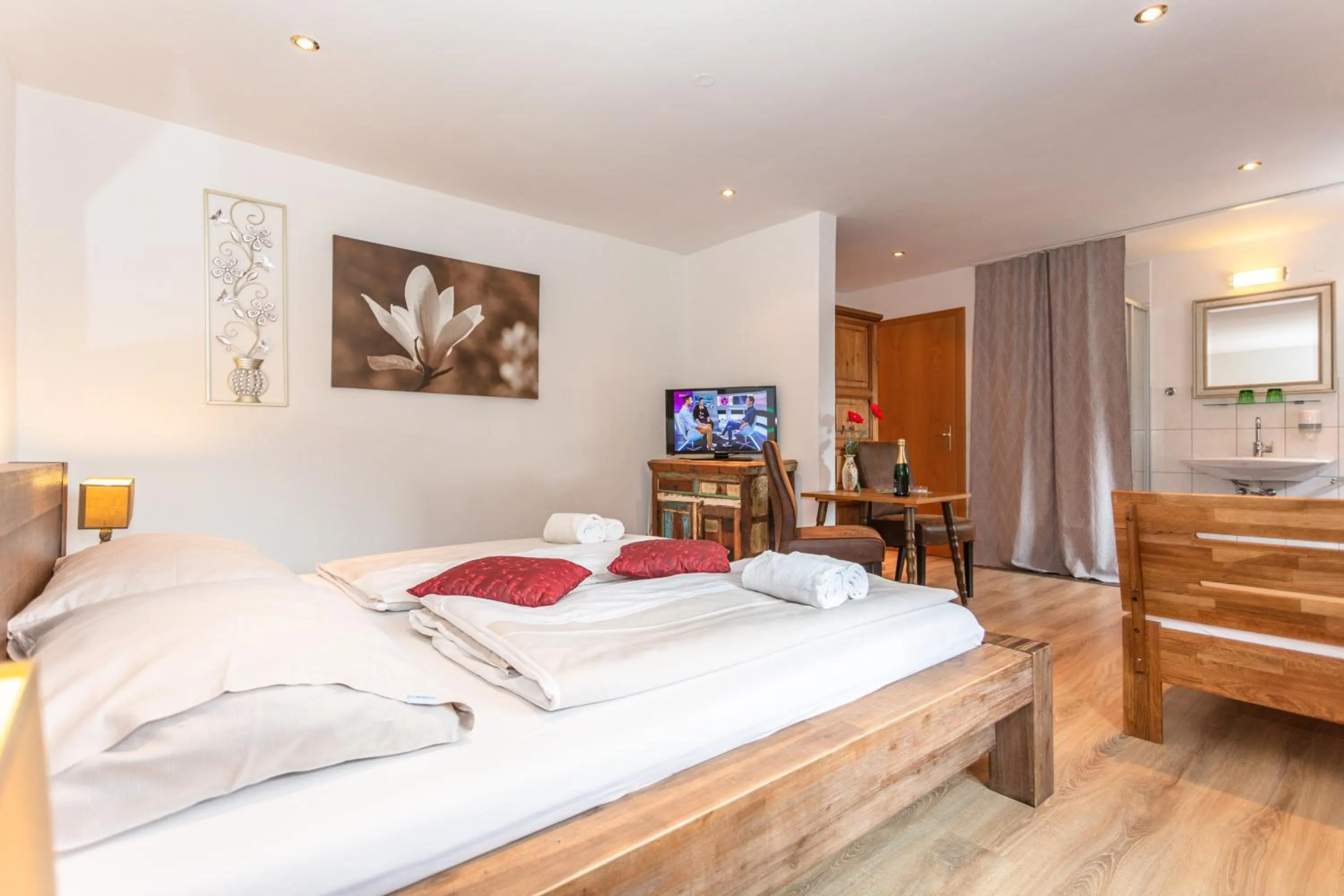 Bed in Landgasthof Fürstenbrunn