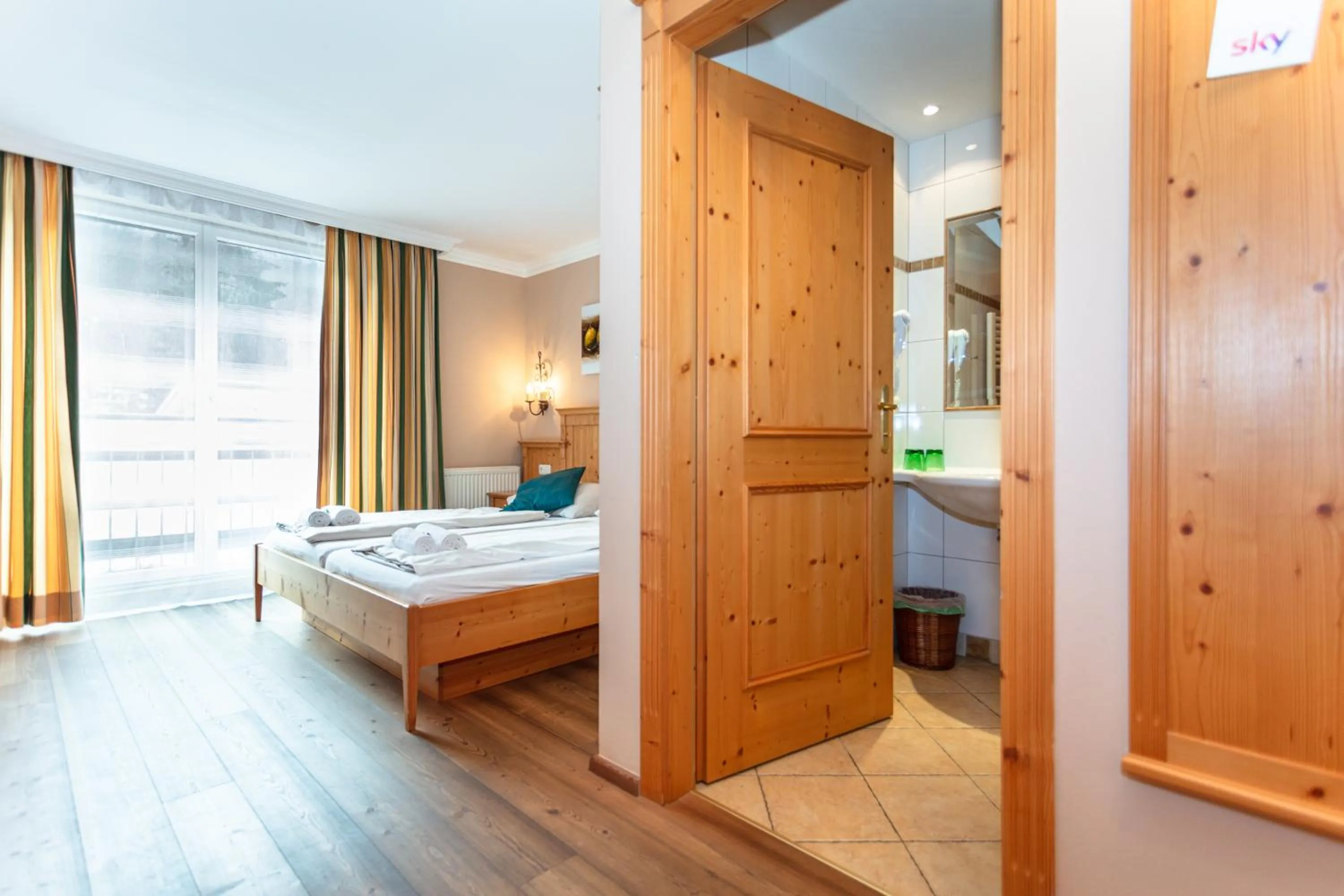 Bed in Landgasthof Fürstenbrunn