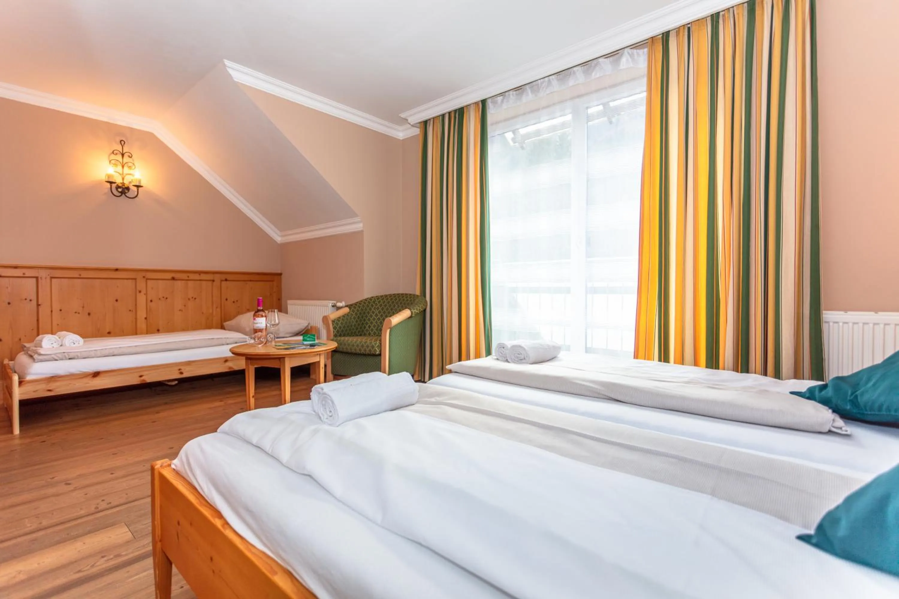 Bed in Landgasthof Fürstenbrunn