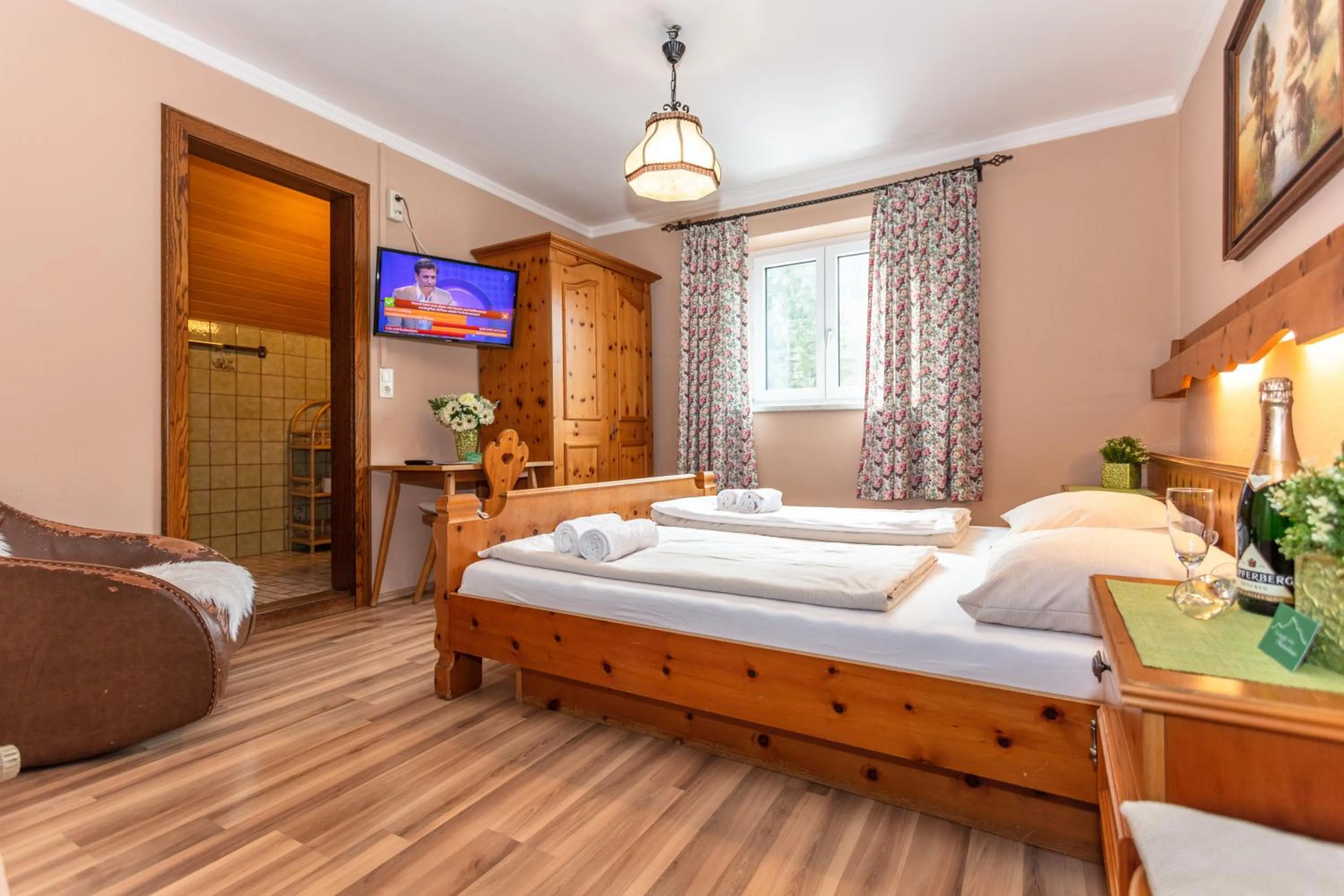 Bed in Landgasthof Fürstenbrunn