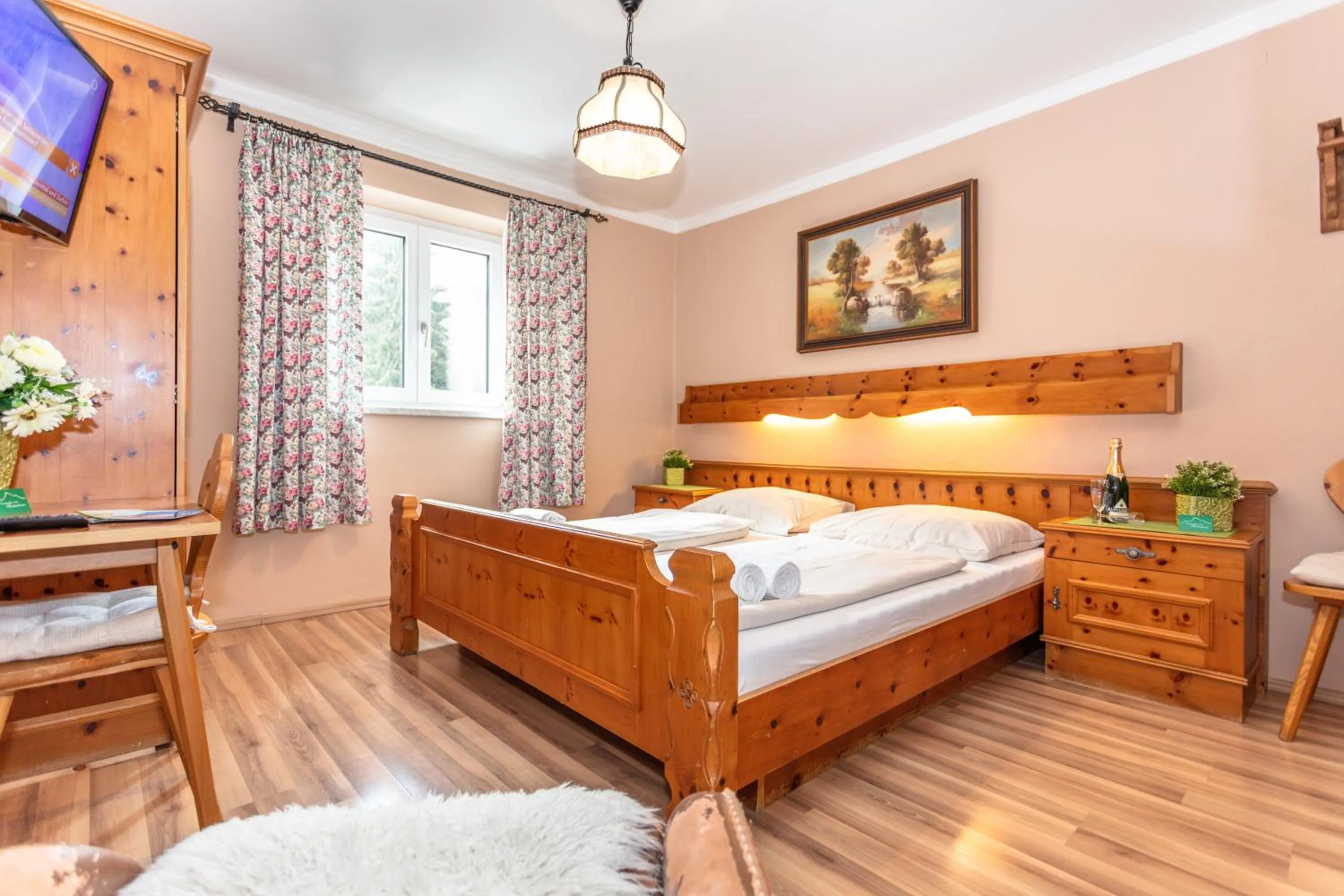 Bed in Landgasthof Fürstenbrunn