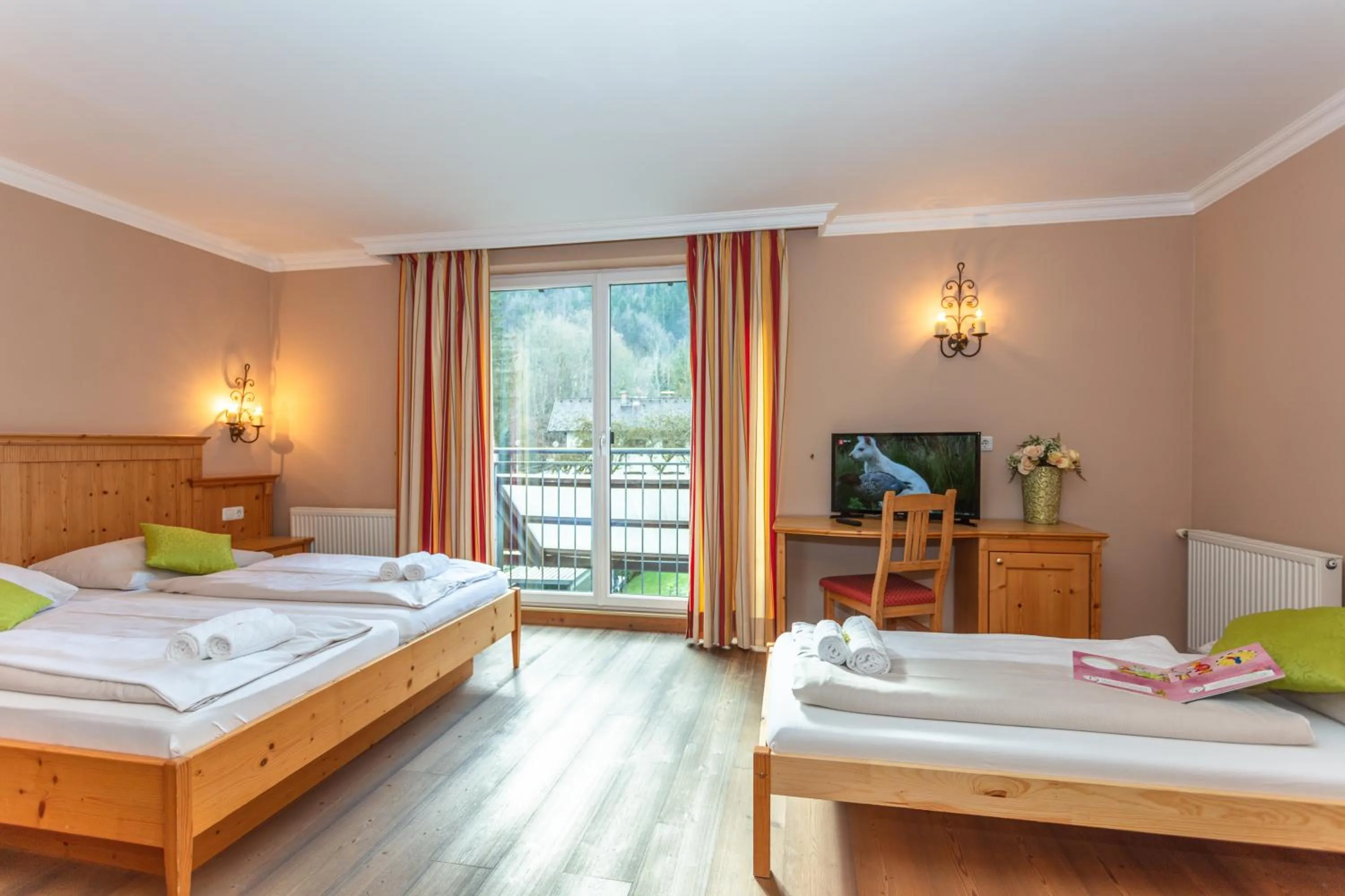 Bed in Landgasthof Fürstenbrunn