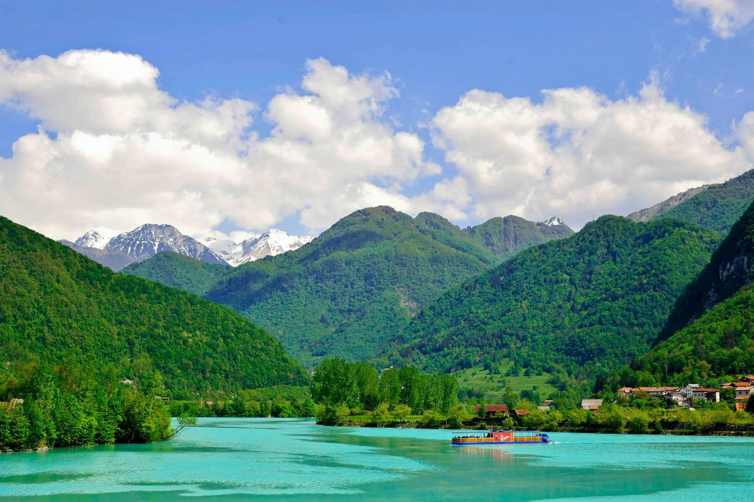 Natural landscape in Apartments Hlapi with SPA