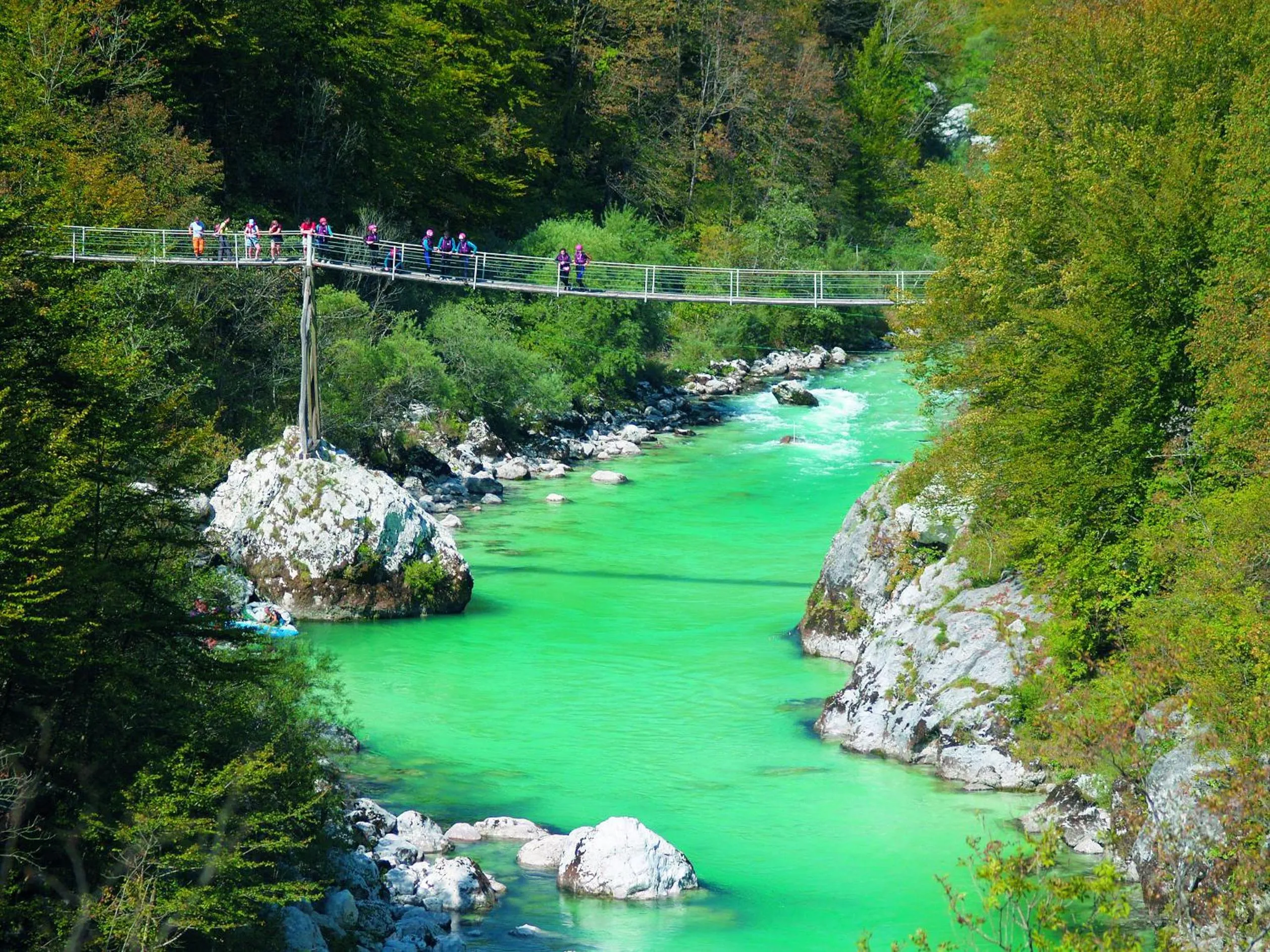 Natural landscape in Apartments Hlapi with SPA