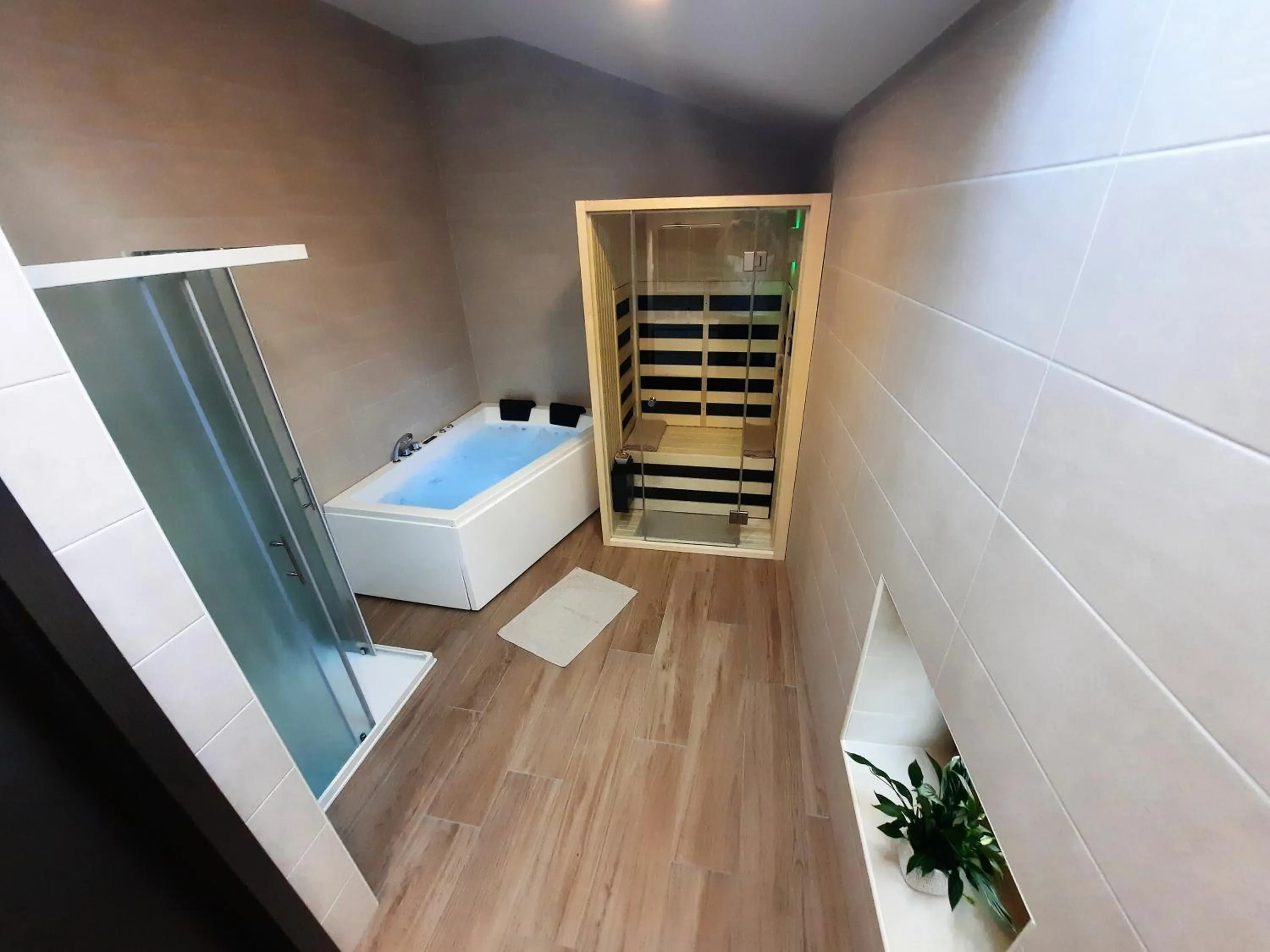 Spa and wellness centre/facilities in Apartments Hlapi with SPA