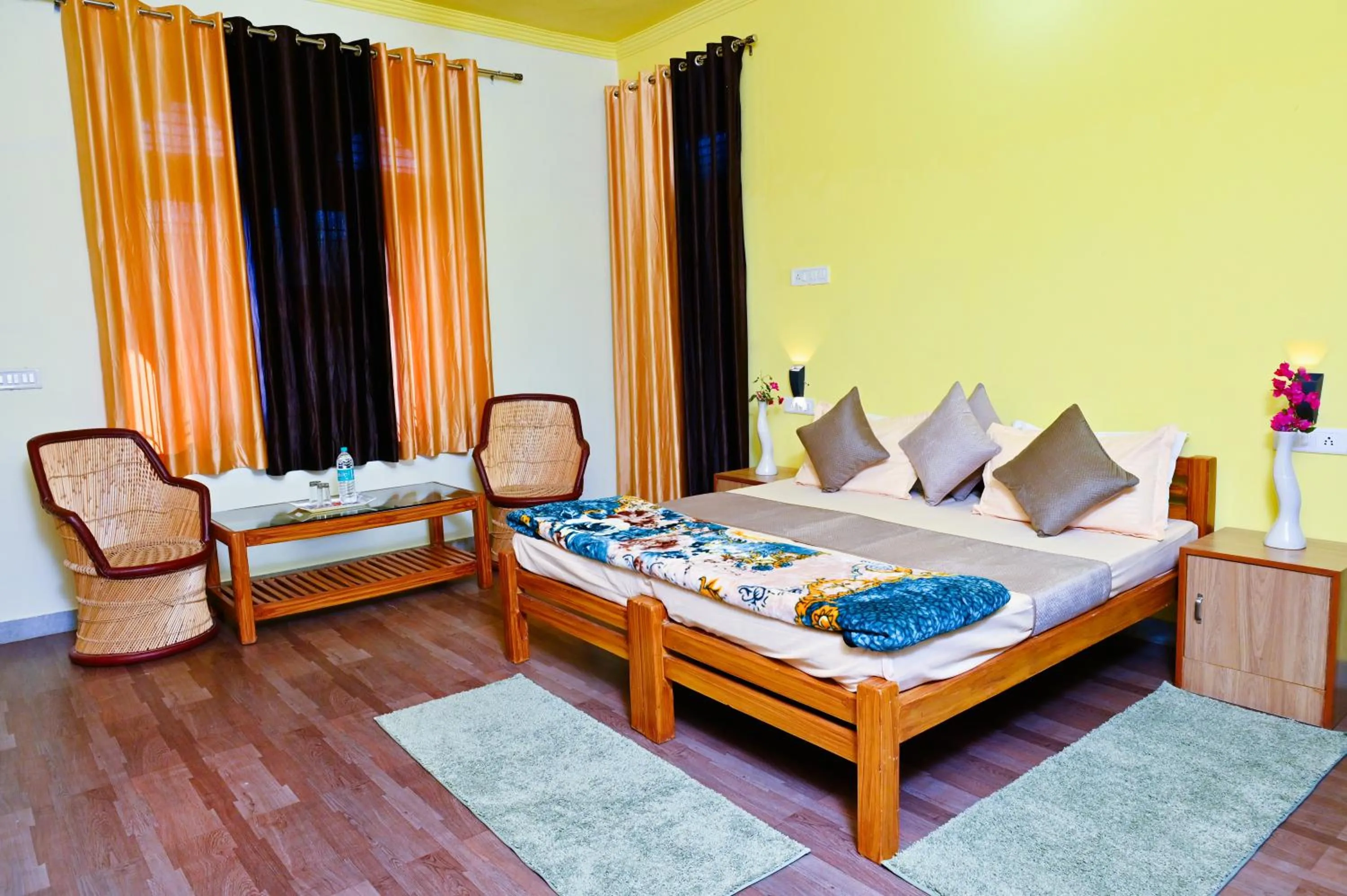 Bedroom, Bed in The Bagh Village Resort & Spa