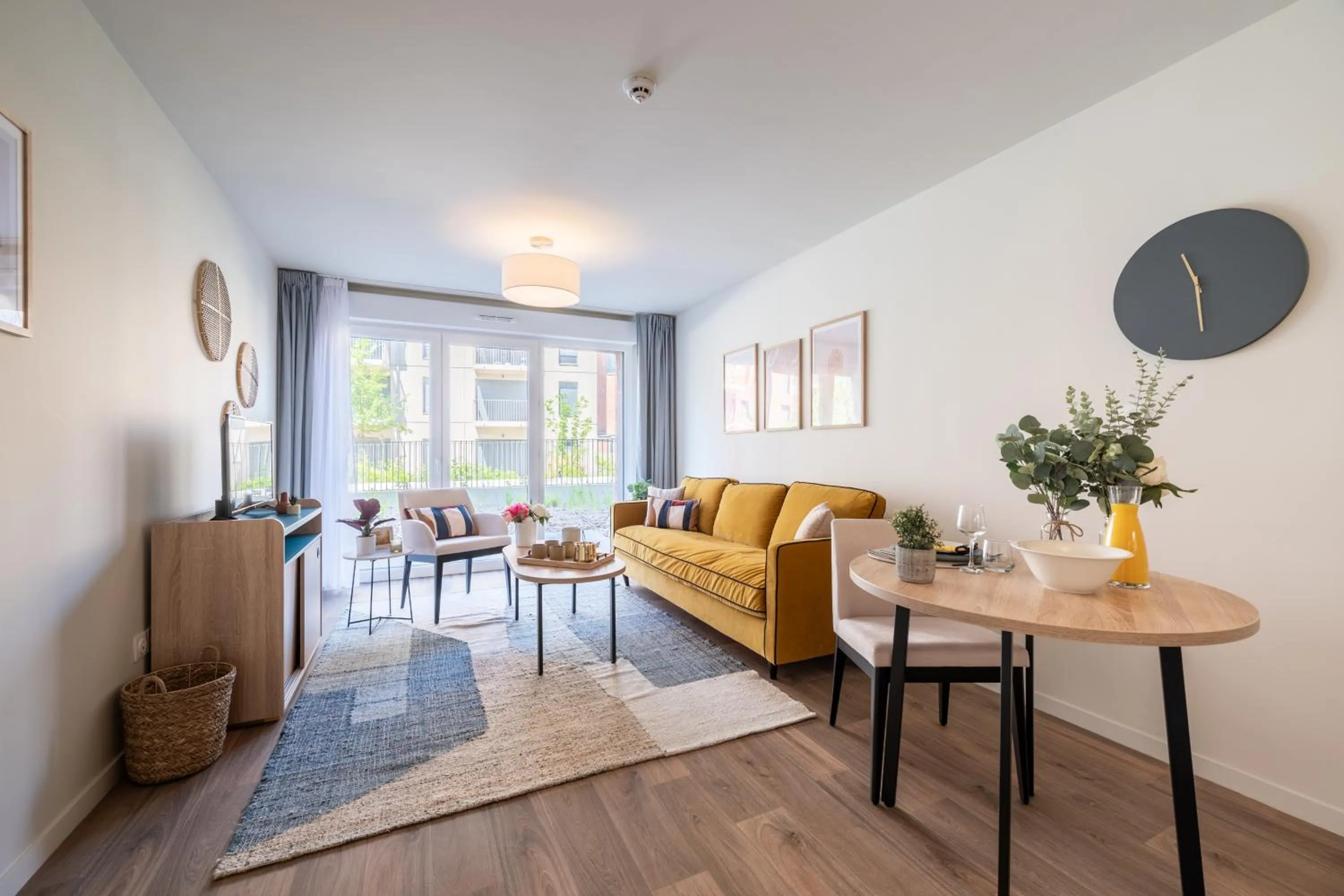 Living room in Zenao Appart'hôtels Villeneuve d'Ascq