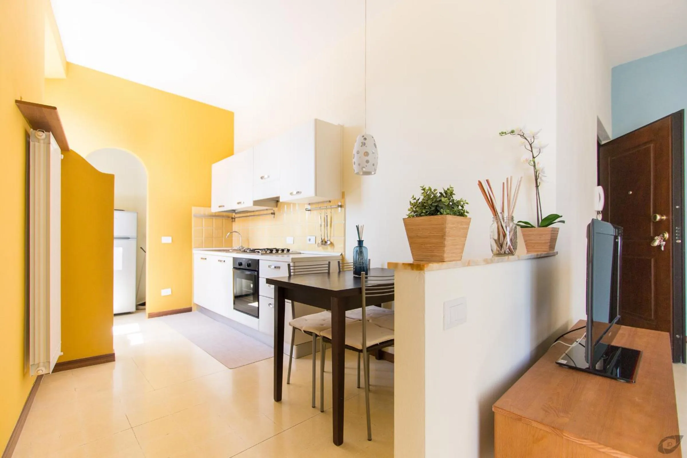 Kitchen or kitchenette in B&B La Sosta degli Artisti