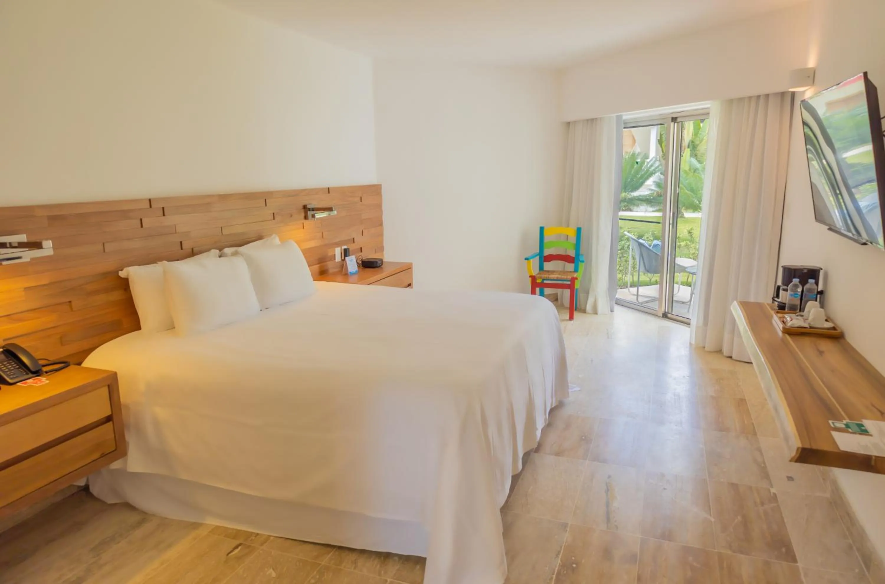 View (from property/room), Bed in Viva V Samana by Wyndham, A Trademark Adults All Inclusive