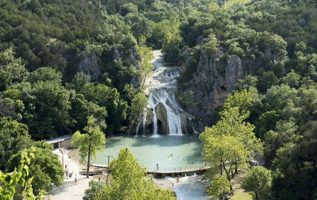 Nearby landmark in Cedarvale Cabins Turner Falls