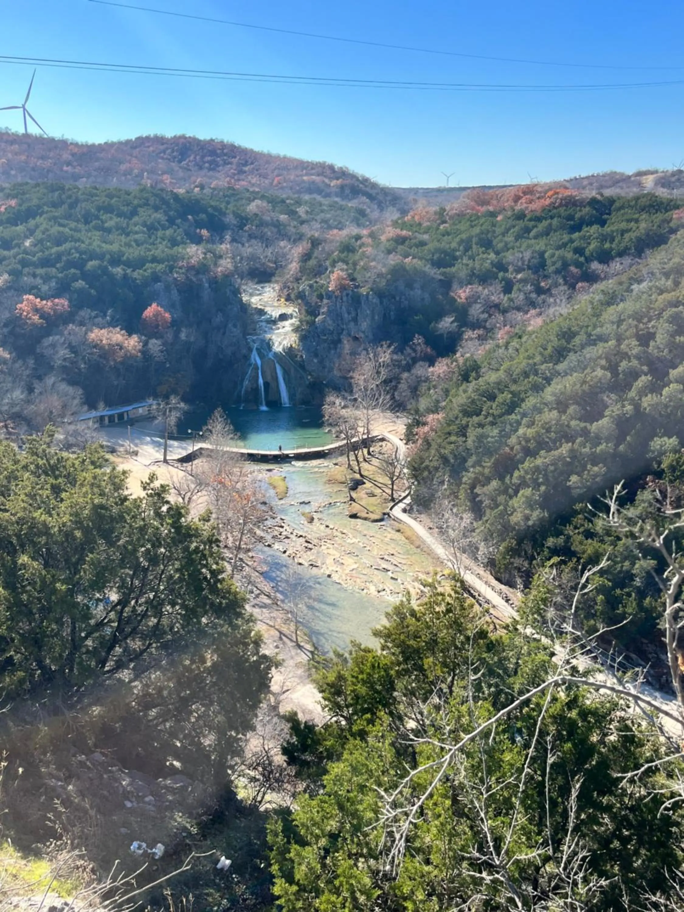 Nearby landmark in Cedarvale Cabins Turner Falls