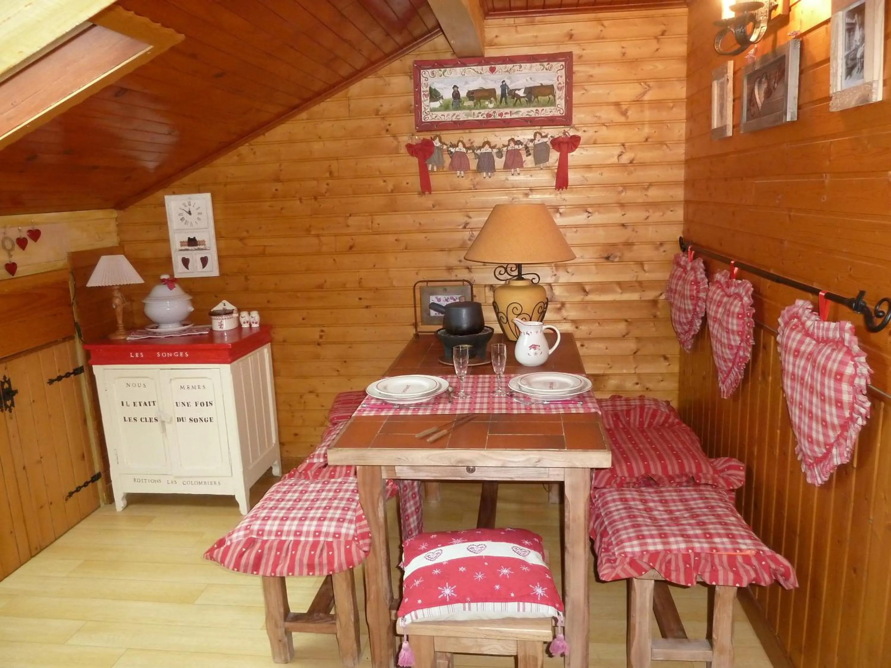 Kitchen or kitchenette in Chalet la Colombière