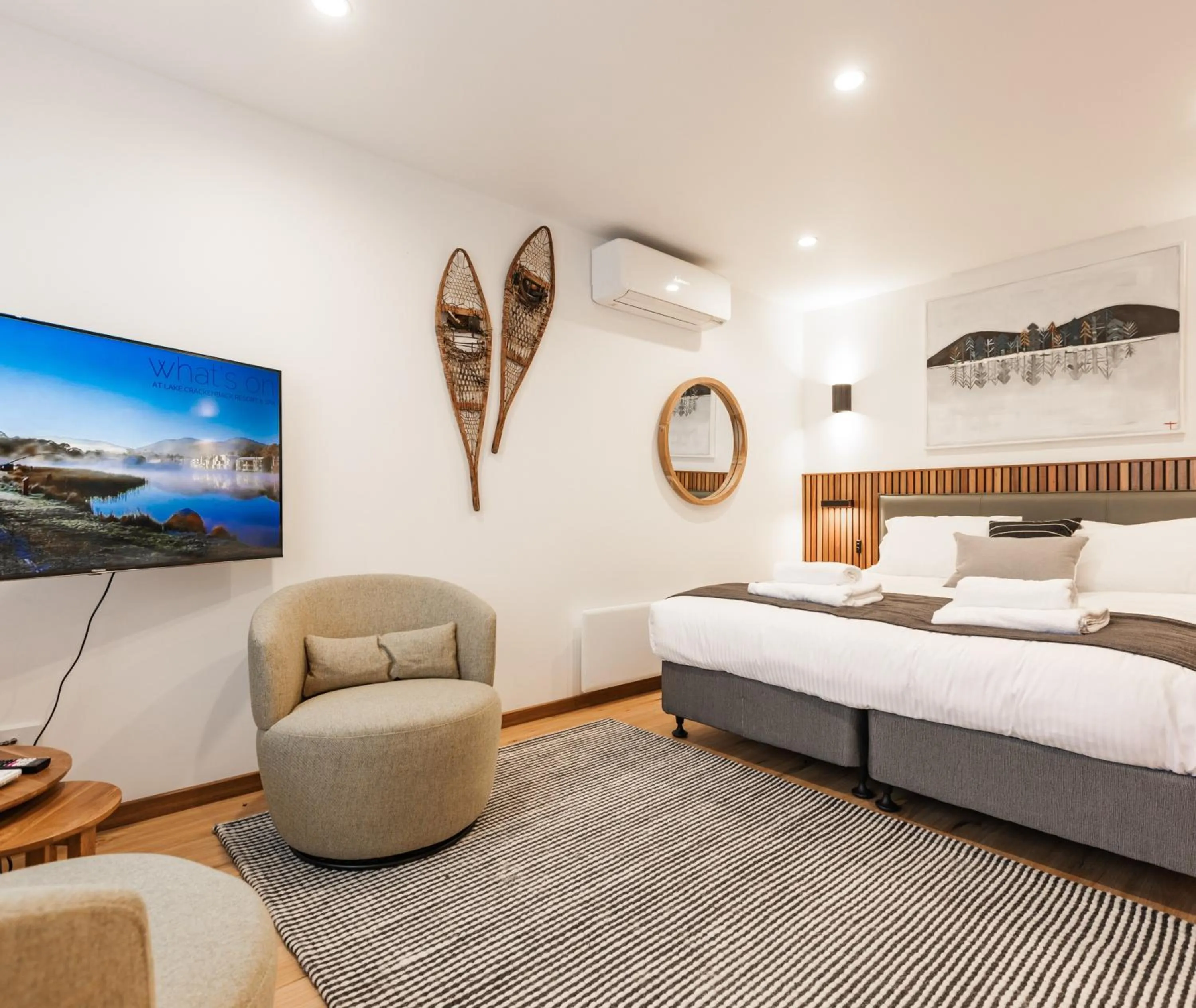 Bed in Oaks Lake Crackenback Resort