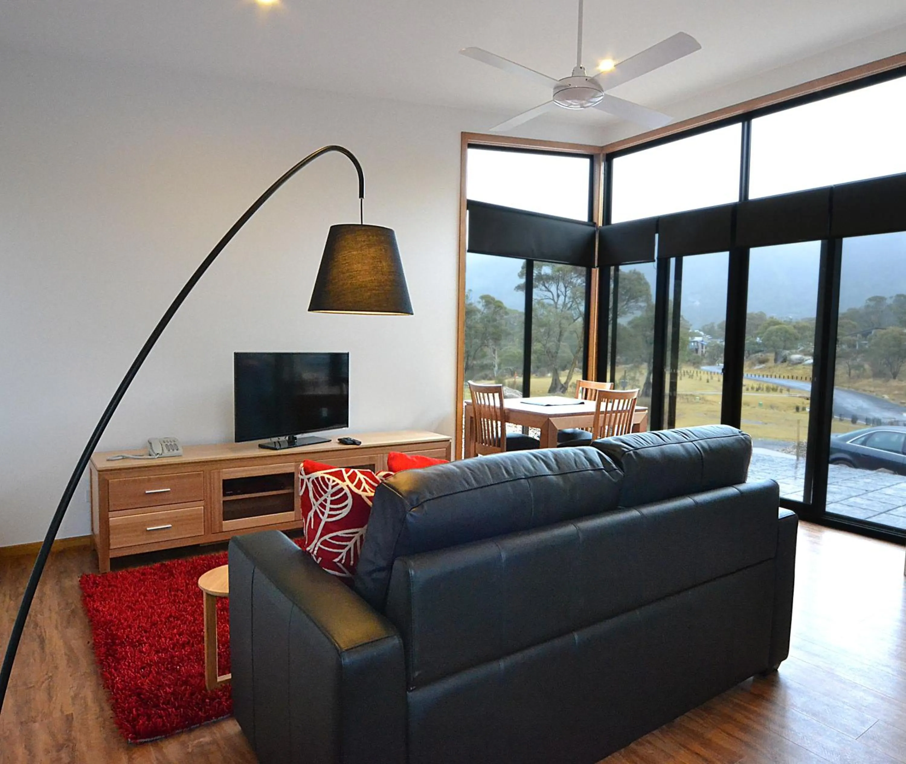 Living room in Oaks Lake Crackenback Resort