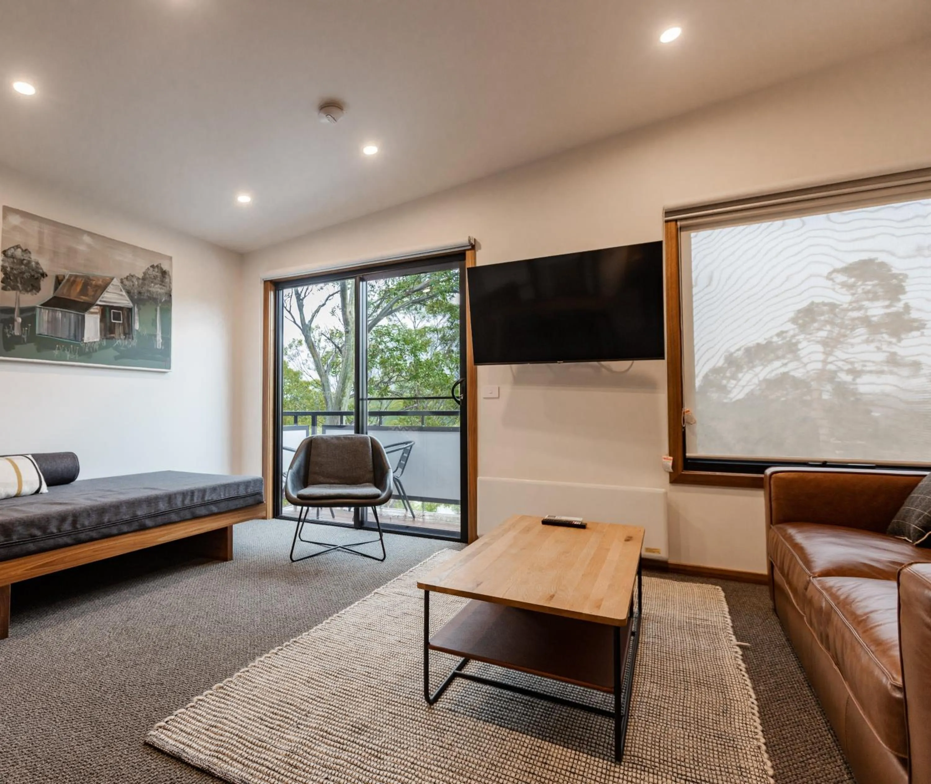 Living room in Oaks Lake Crackenback Resort