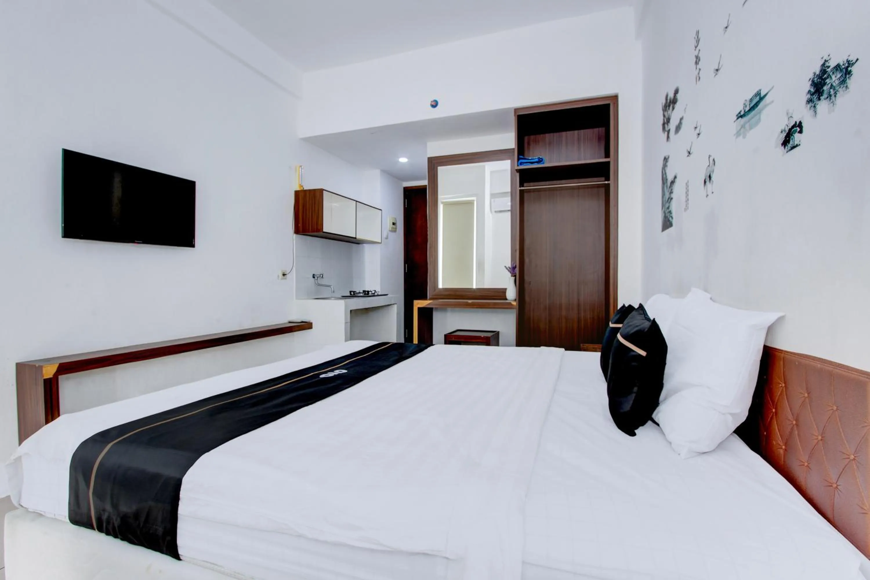 Bedroom, Bed in Collection O Yogyakarta Near Tugu Jogja Formerly Vivo Aparment