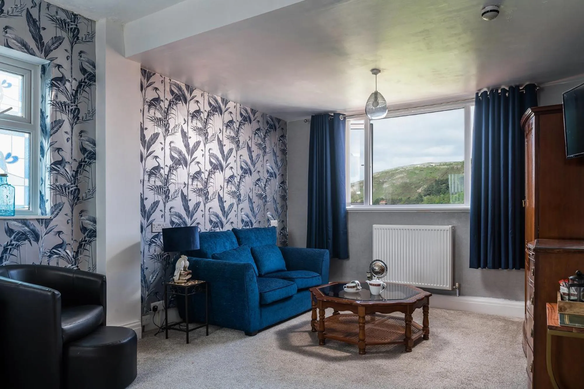 Seating area in Rosaire Guest House