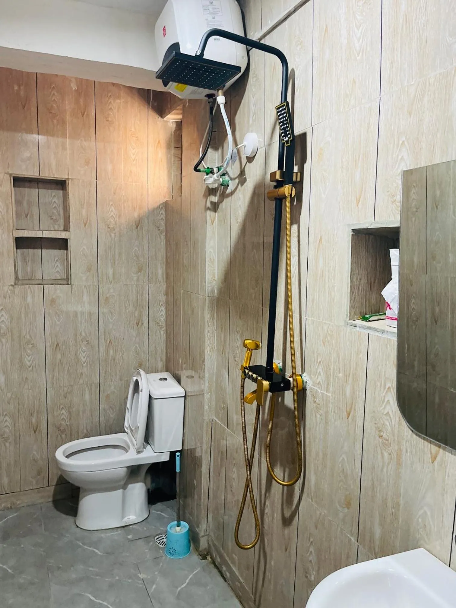 Toilet in Hotel Padelia Apartment Airport Road Lagos