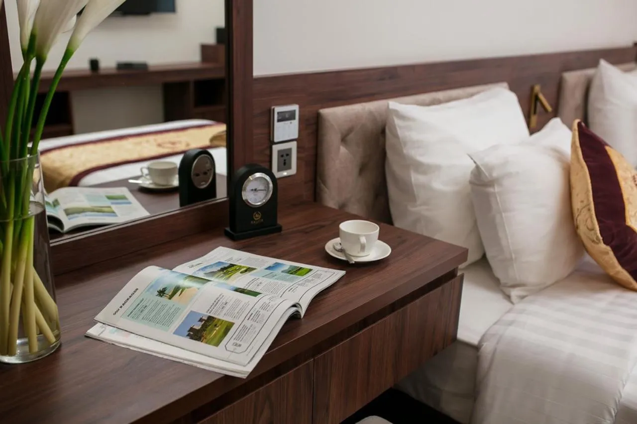 Bed in Halios Hotel Halong