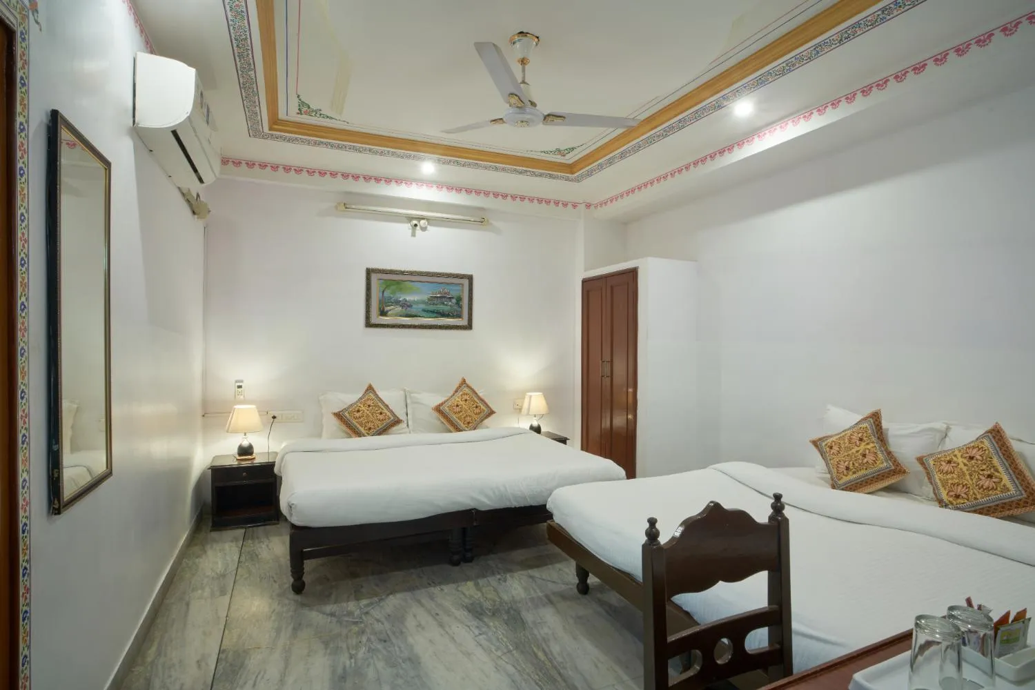 Bed in Elysium Retreat- The Heritage Haveli