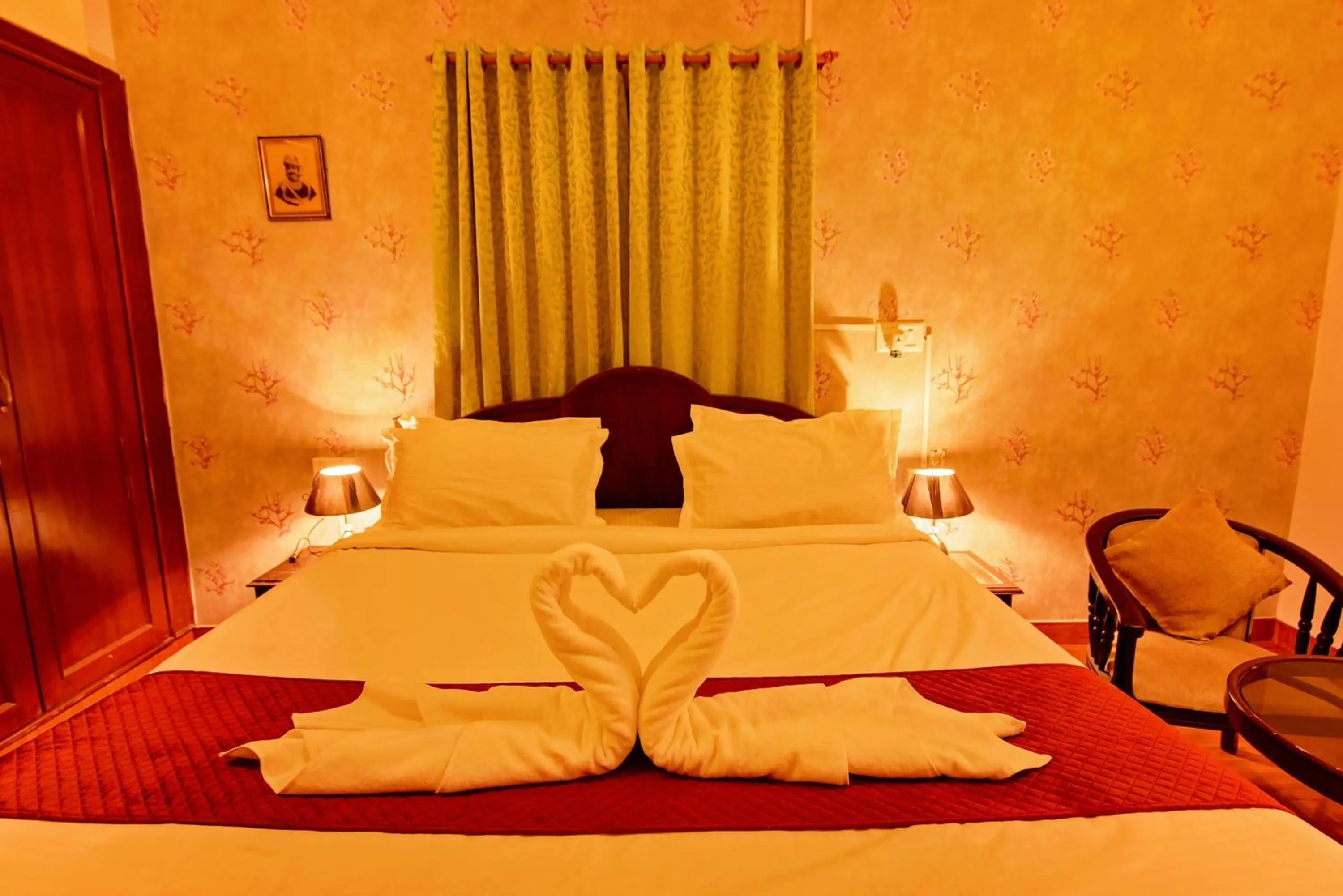 Bedroom, Bed in Elysium Retreat- The Heritage Haveli