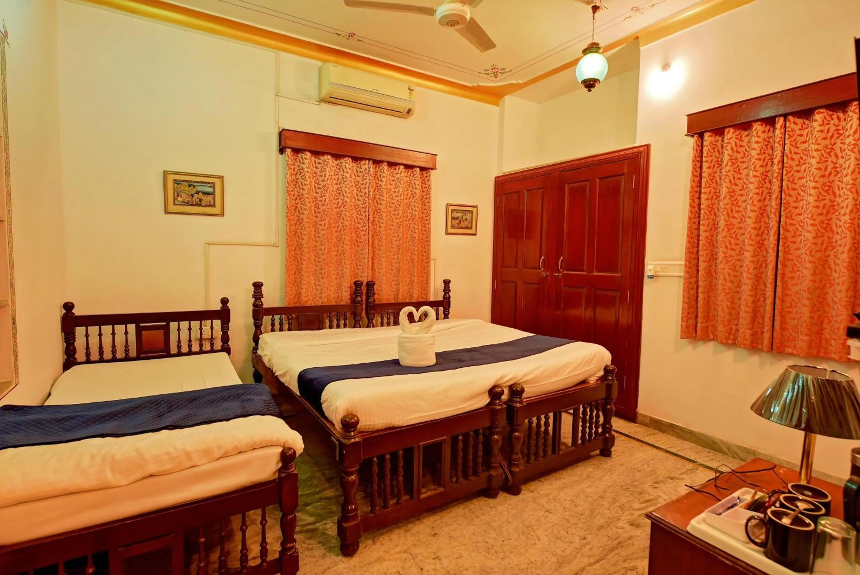 Bedroom, Bed in Elysium Retreat- The Heritage Haveli