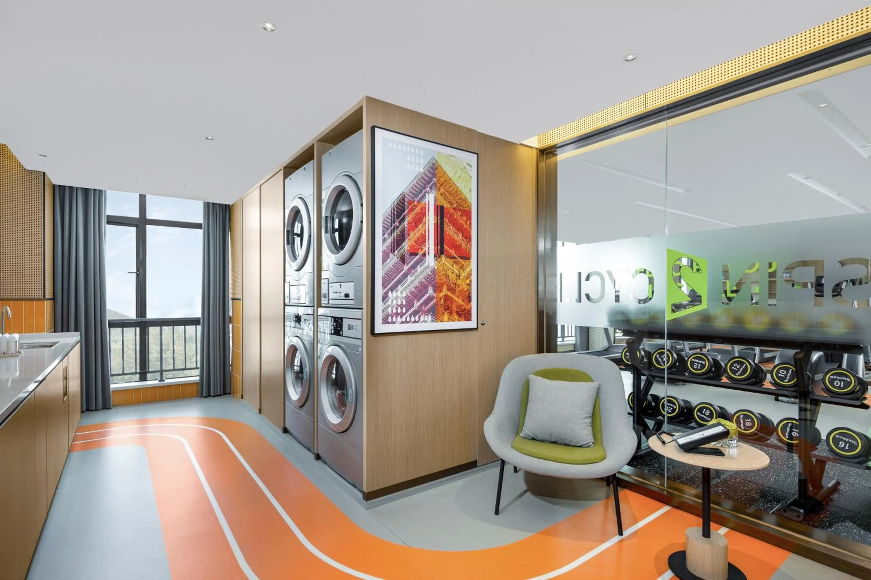 laundry in Home2 Suite by Hilton Foshan Lishui