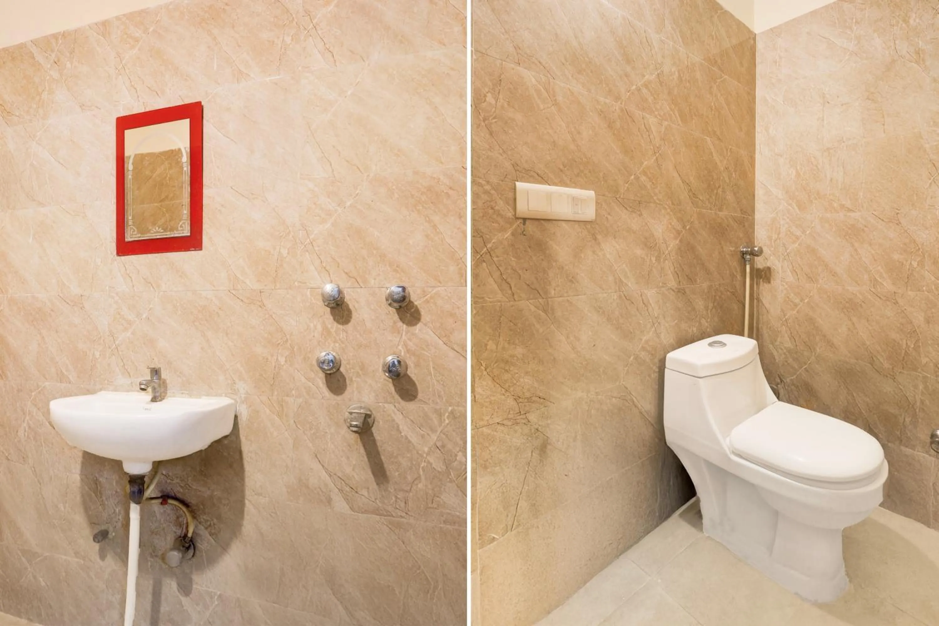 Bathroom in Super Hotel O Subhani Building Formerly Hotel Amandeep