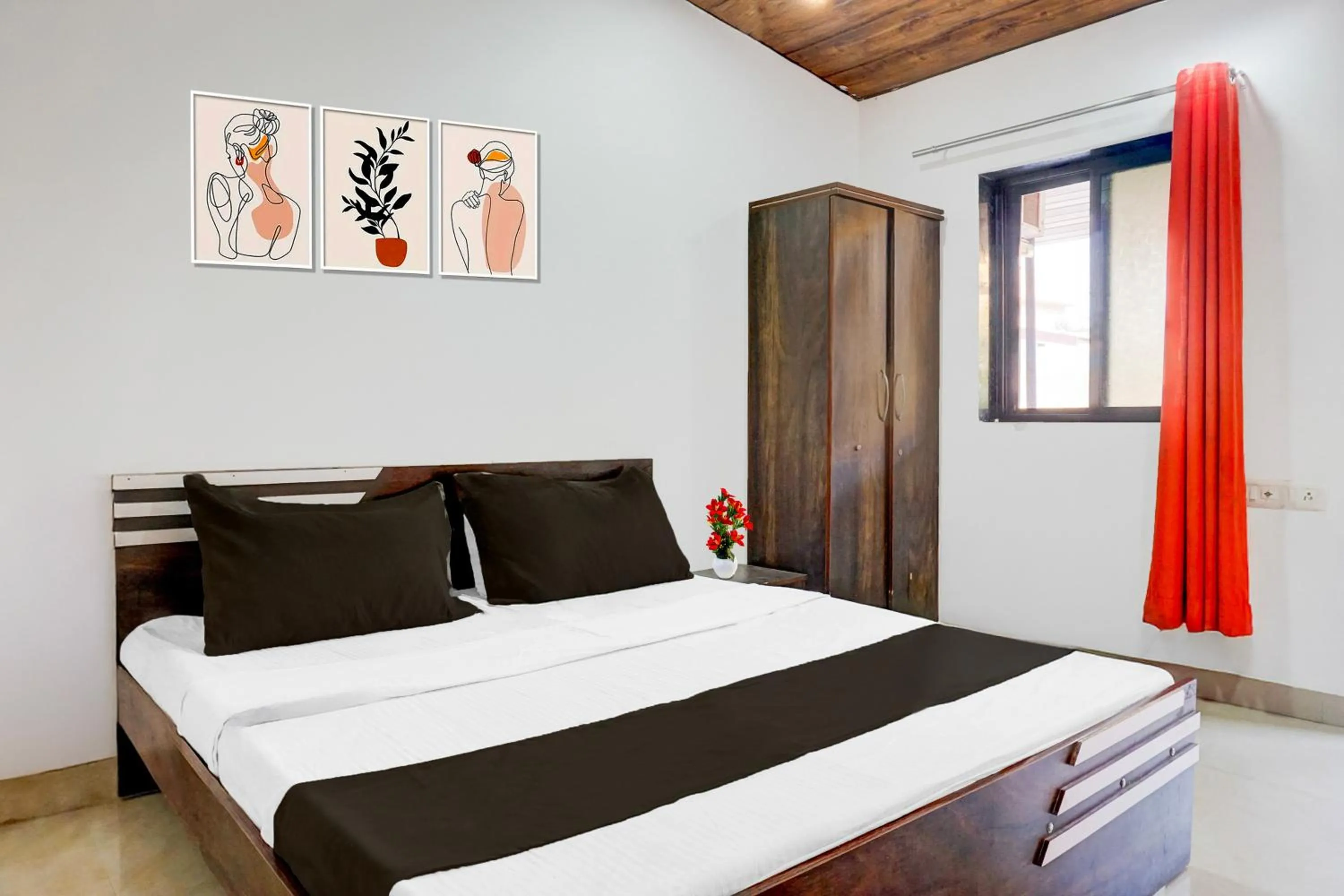 Bedroom, Bed in Hotel O Malavli Lonavala