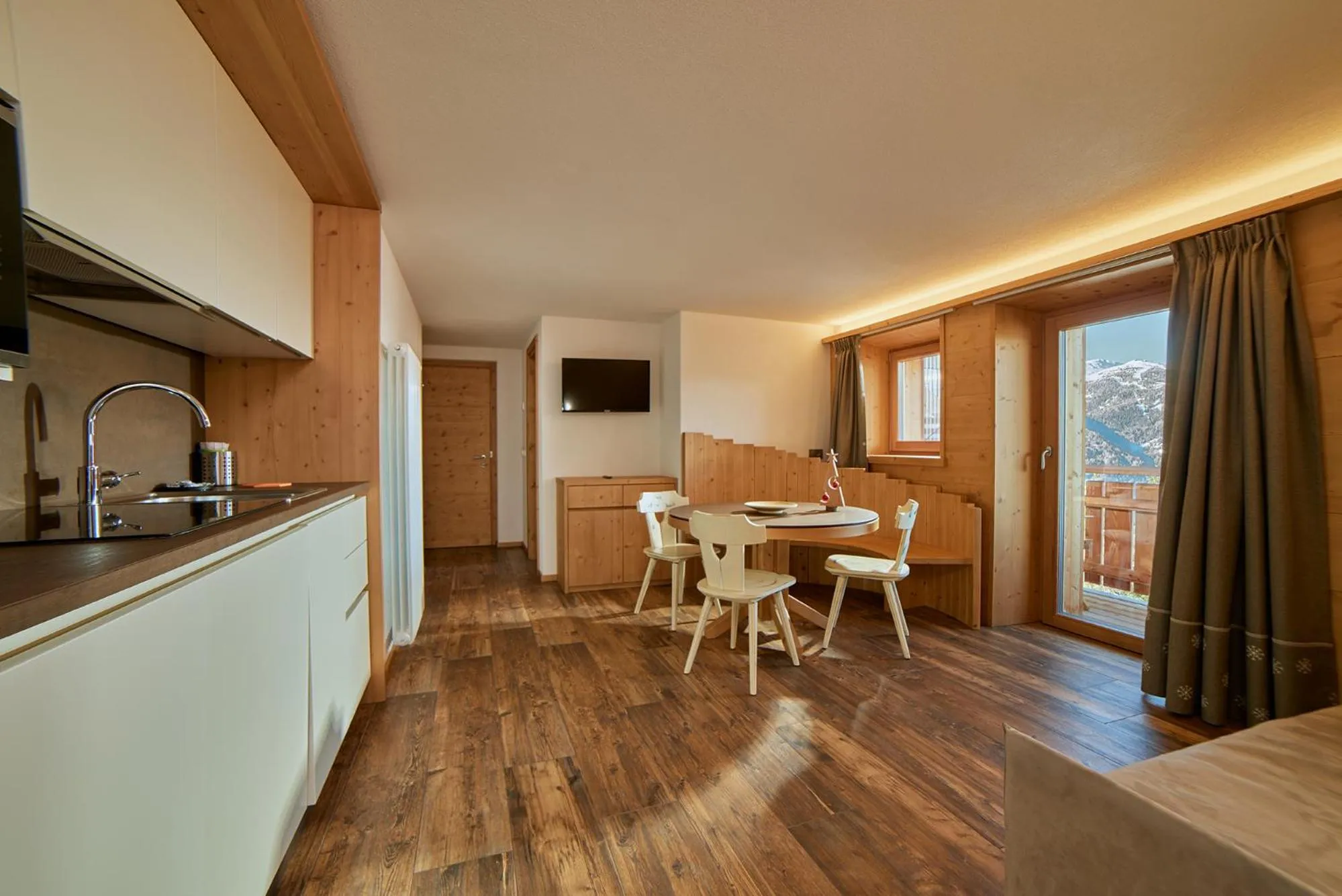 Kitchen or kitchenette in Hotel Vallechiara