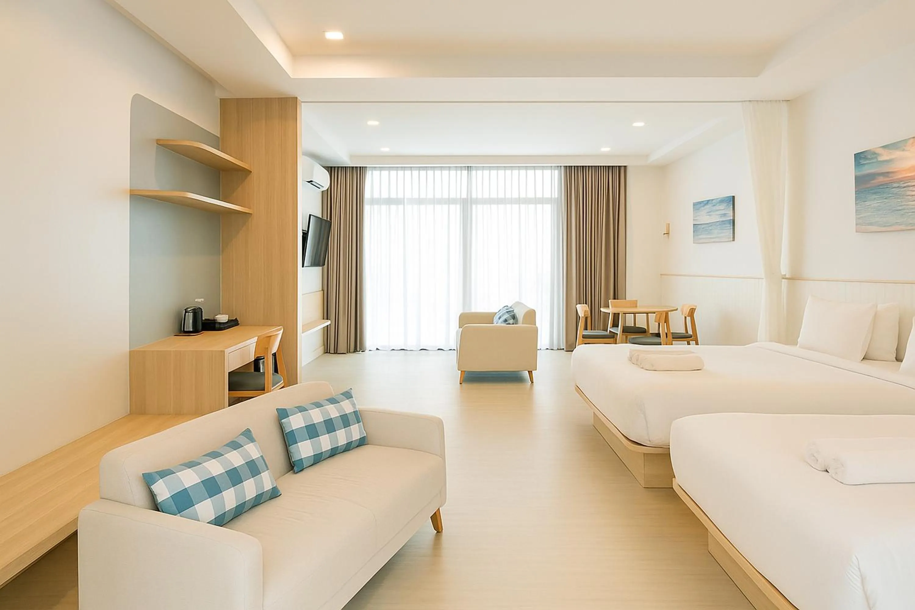 Bed in Sea Side at Ao Nang Landmark Night Market Krabi