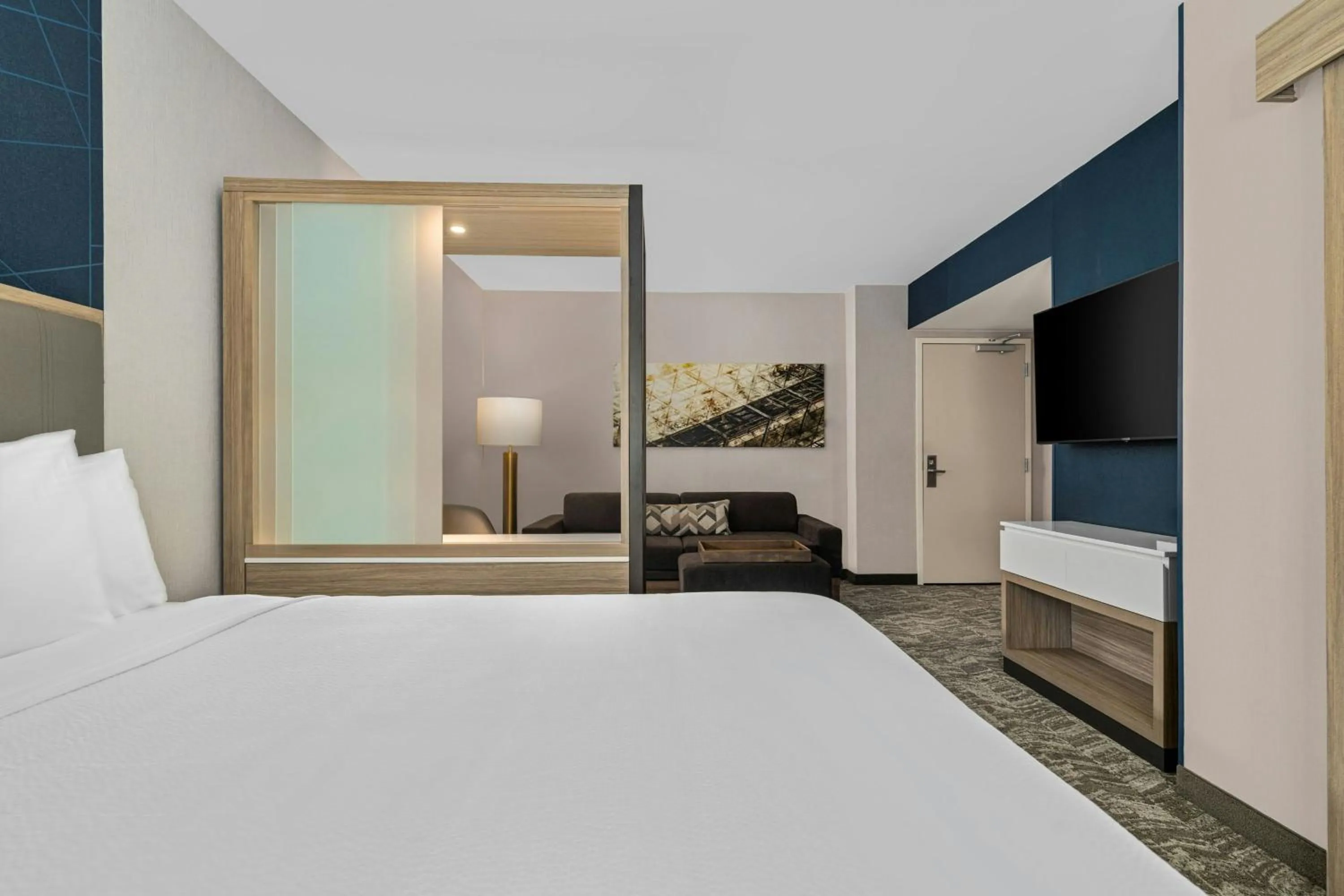 Bedroom, Bed in SpringHill Suites by Marriott Camden