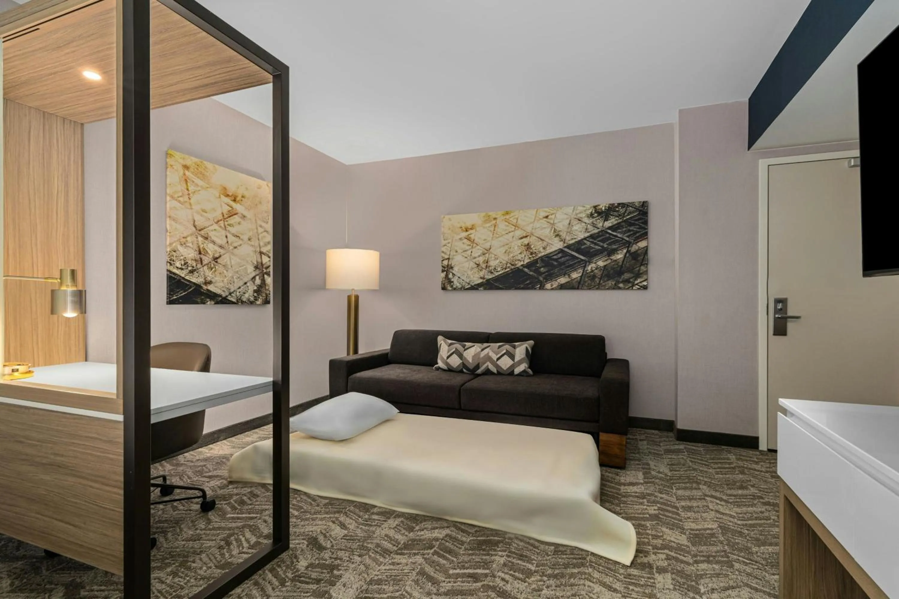 Bedroom, Bed in SpringHill Suites by Marriott Camden