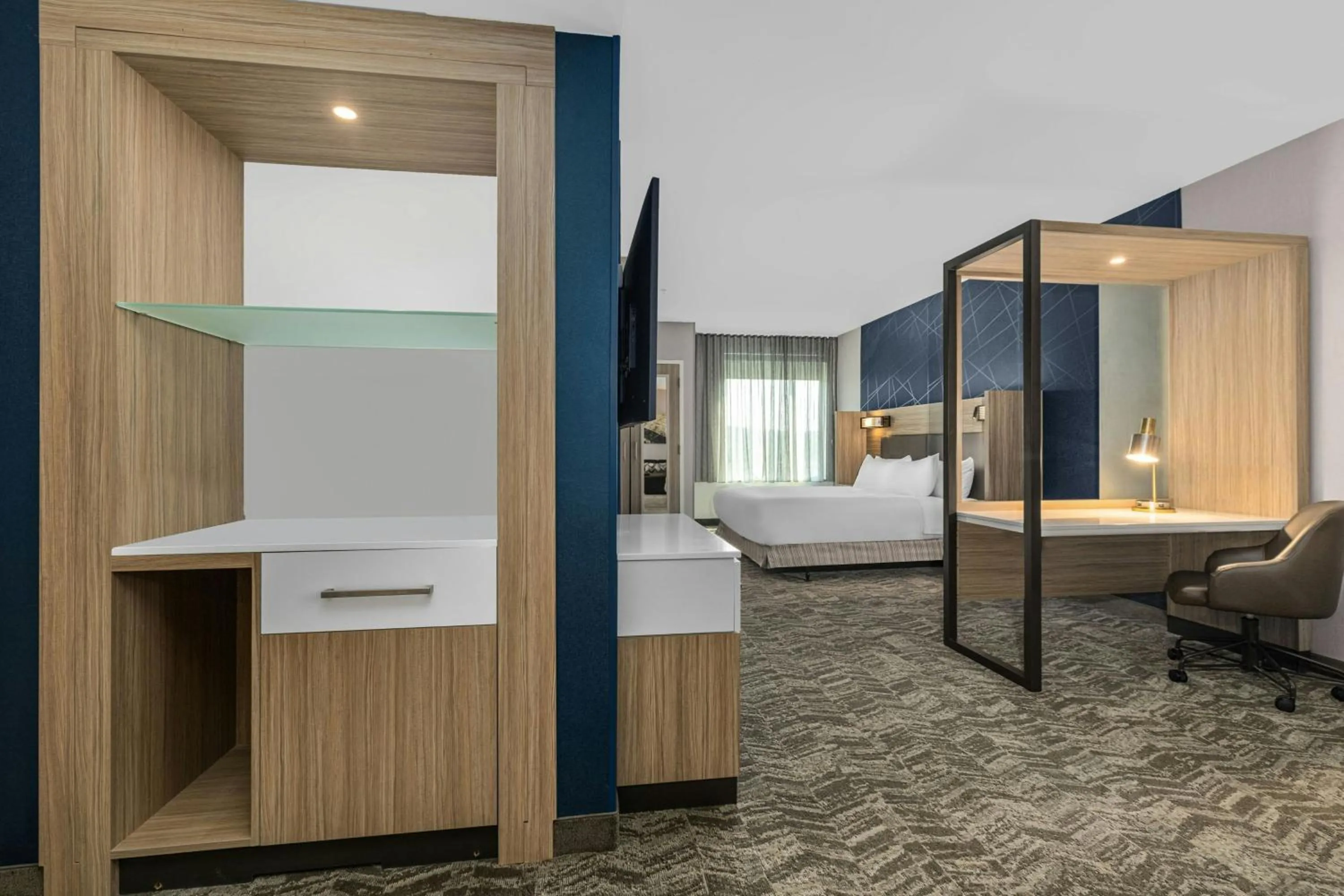 Bedroom, Bed in SpringHill Suites by Marriott Camden
